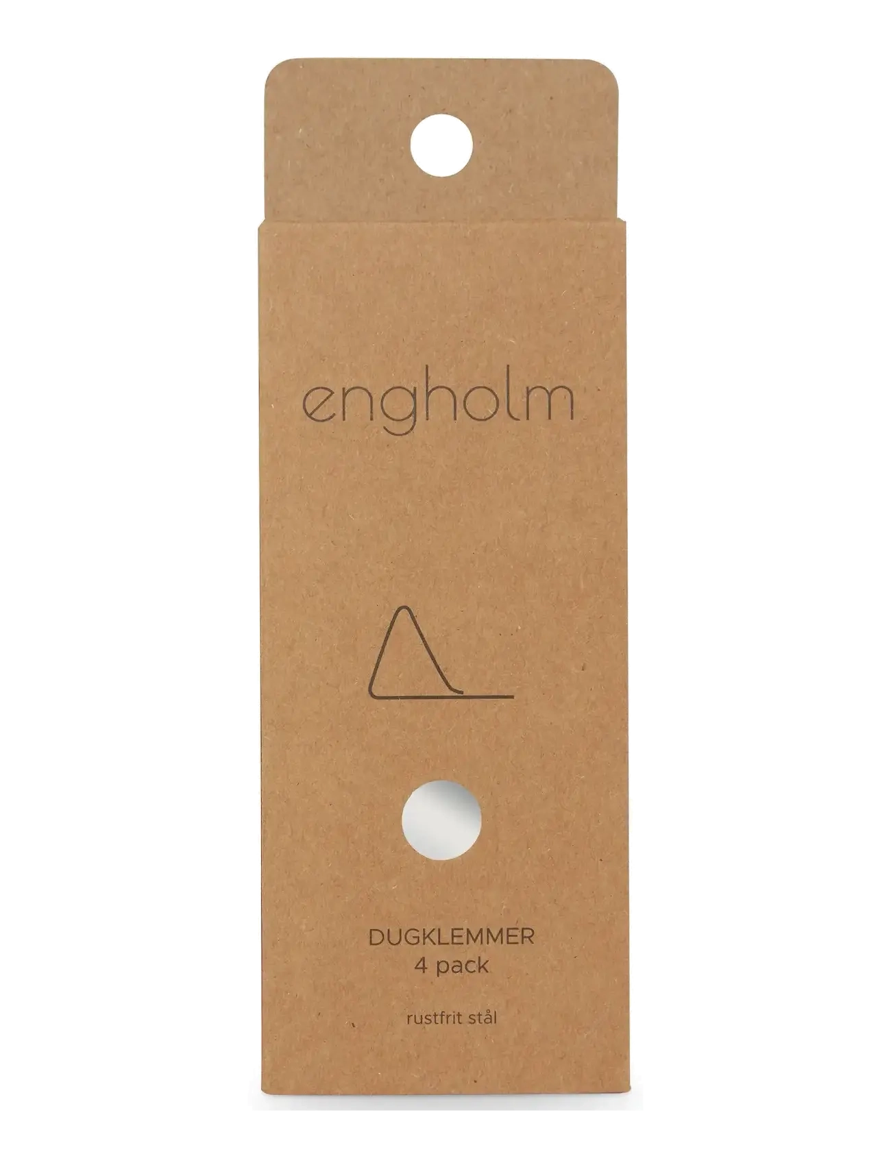 Engholm Textiles - Dugklemmer 4 stk. - tablecloths & runners - sØlv - 1