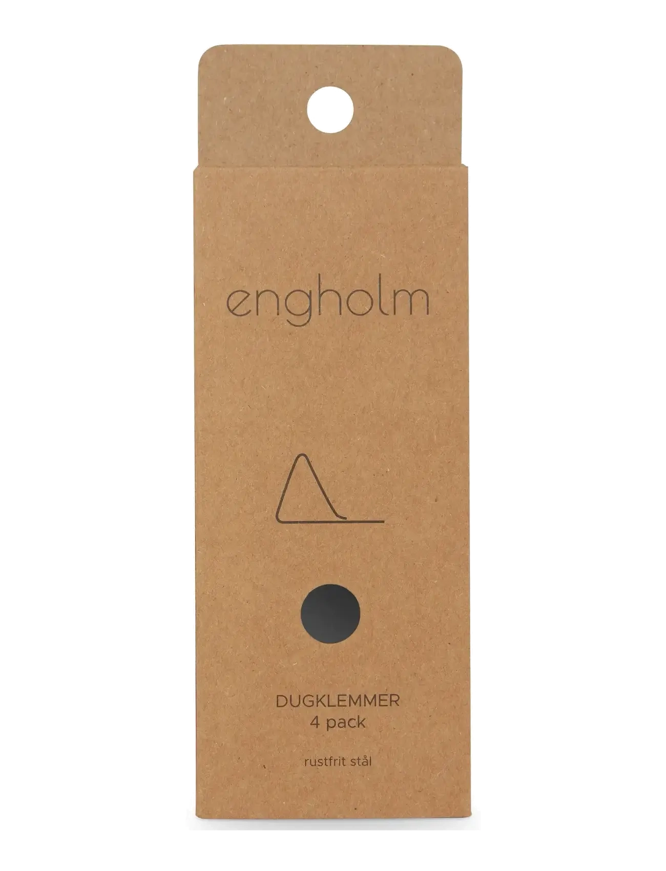 Engholm Textiles - Dugklemmer 4 stk. - tablecloths & runners - sort - 1