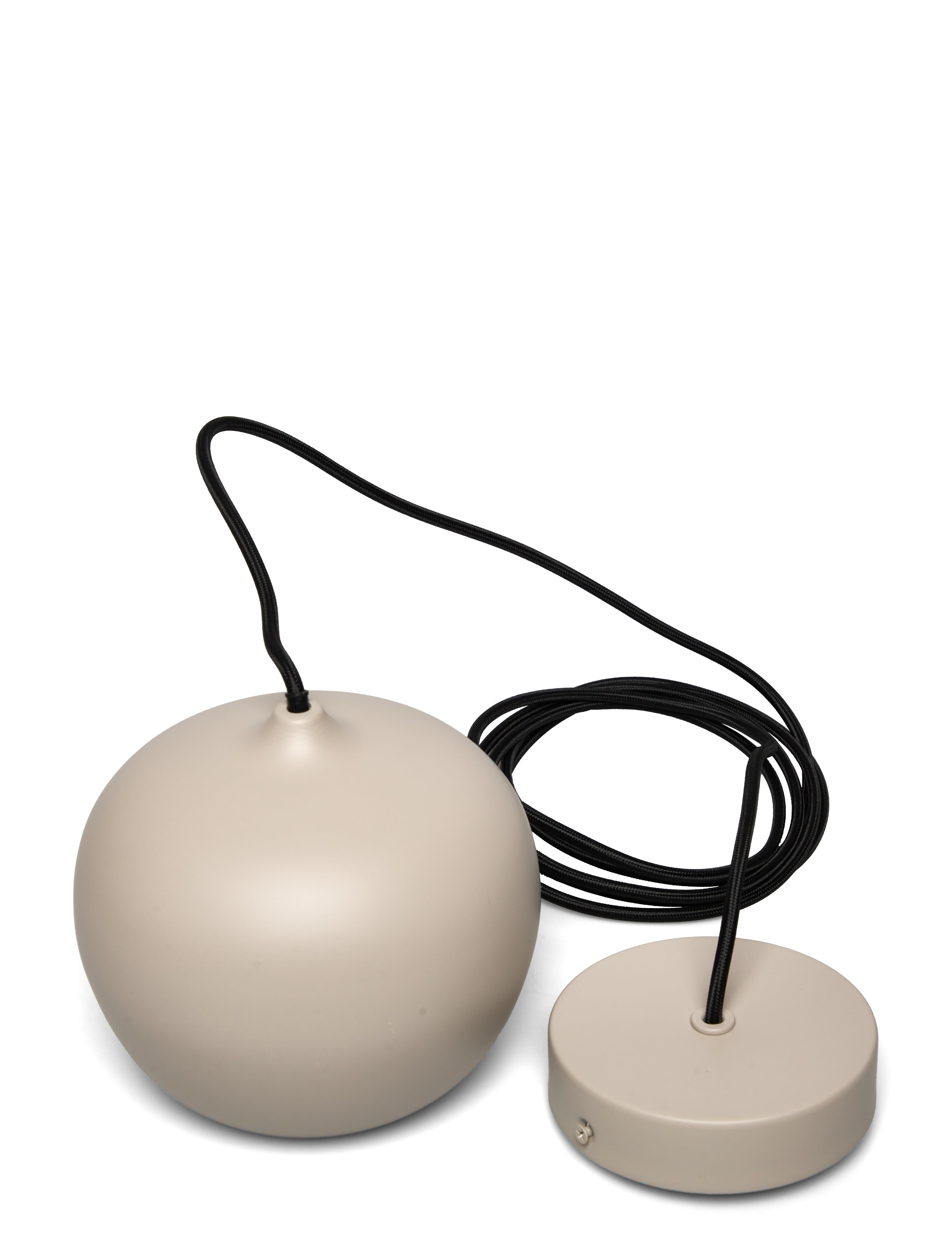 ENKEL LIVING - Apple small pendant - loftslamper - matt beige - 1