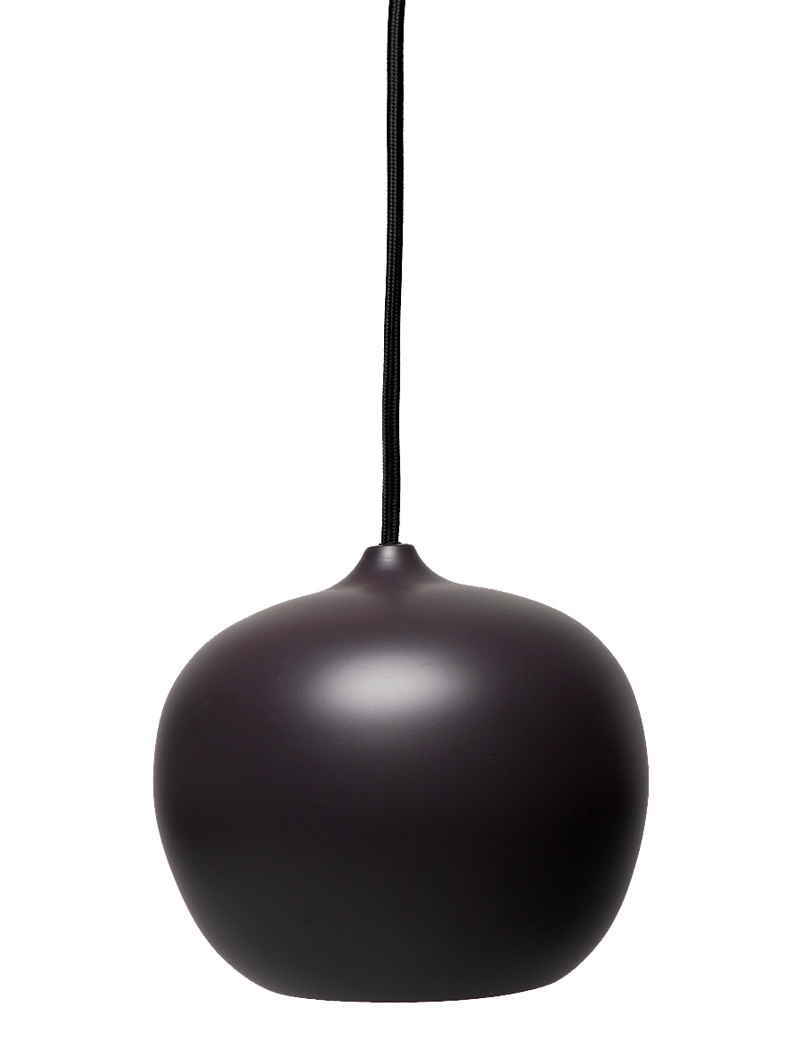 ENKEL LIVING - Apple small pendant - pakabinami šviestuvai - matt black - 1