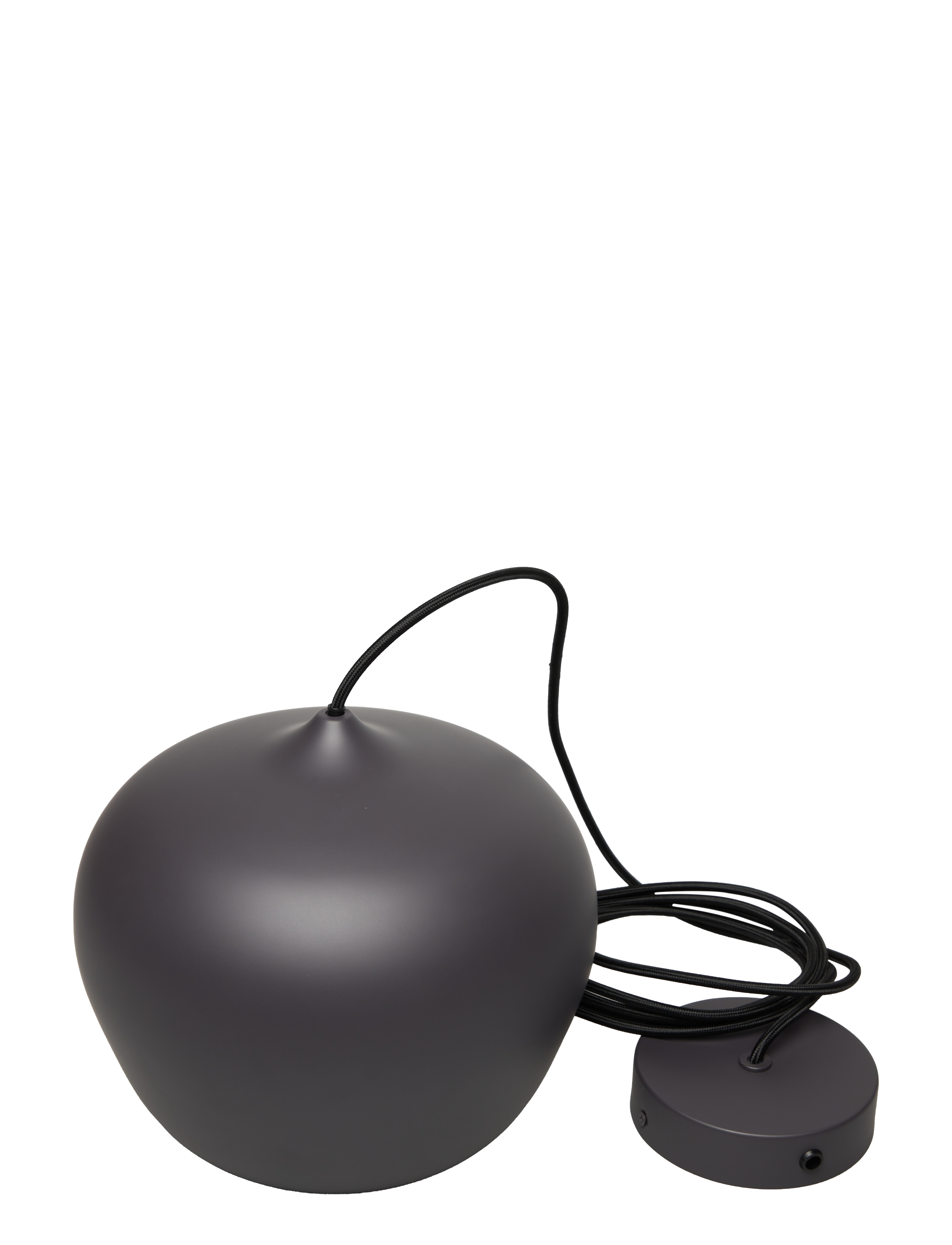 ENKEL LIVING - Apple medium pendant - loftslamper - matt black - 1