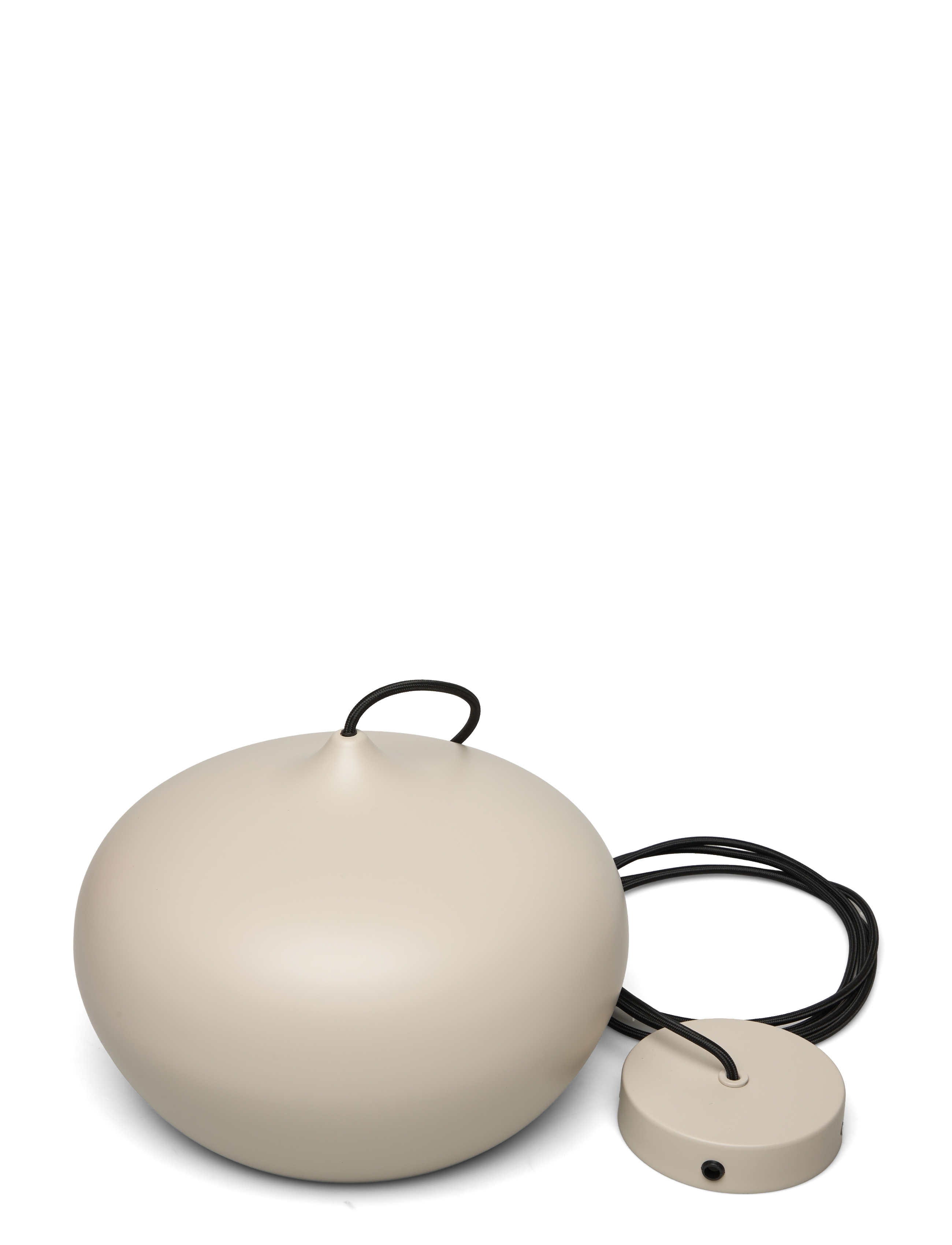 ENKEL LIVING - Apple large pendant - loftslamper - matt beige - 1