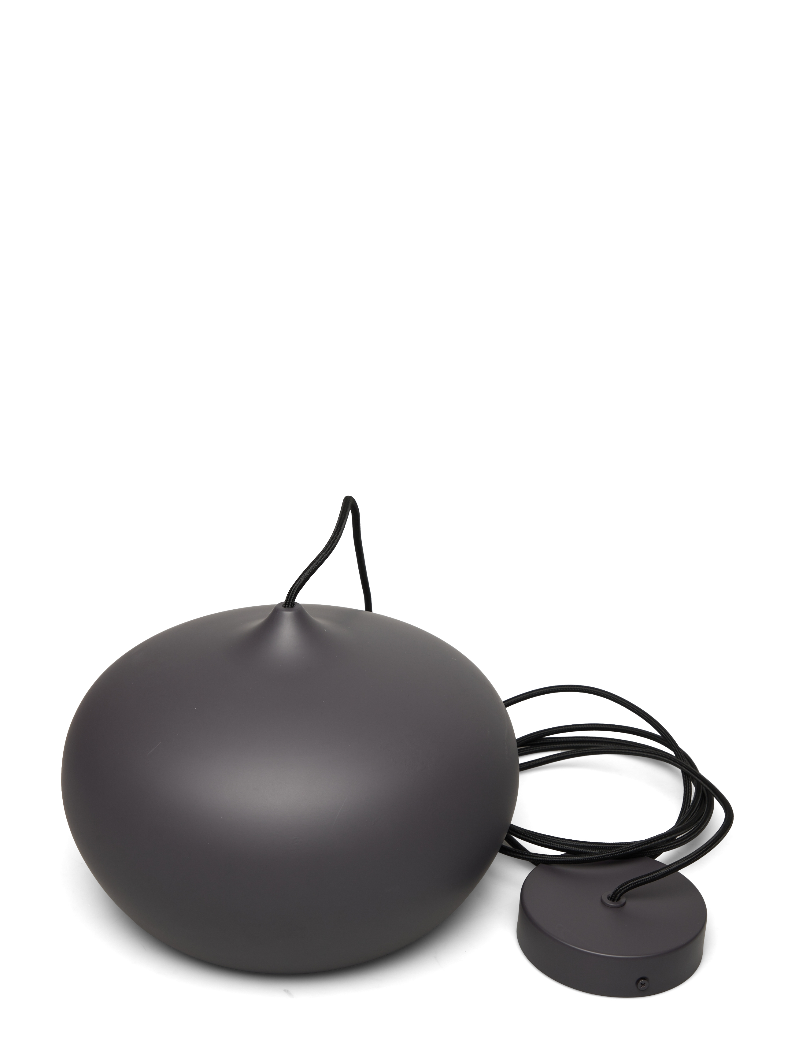 ENKEL LIVING - Apple large pendant - loftslamper - matt black - 1