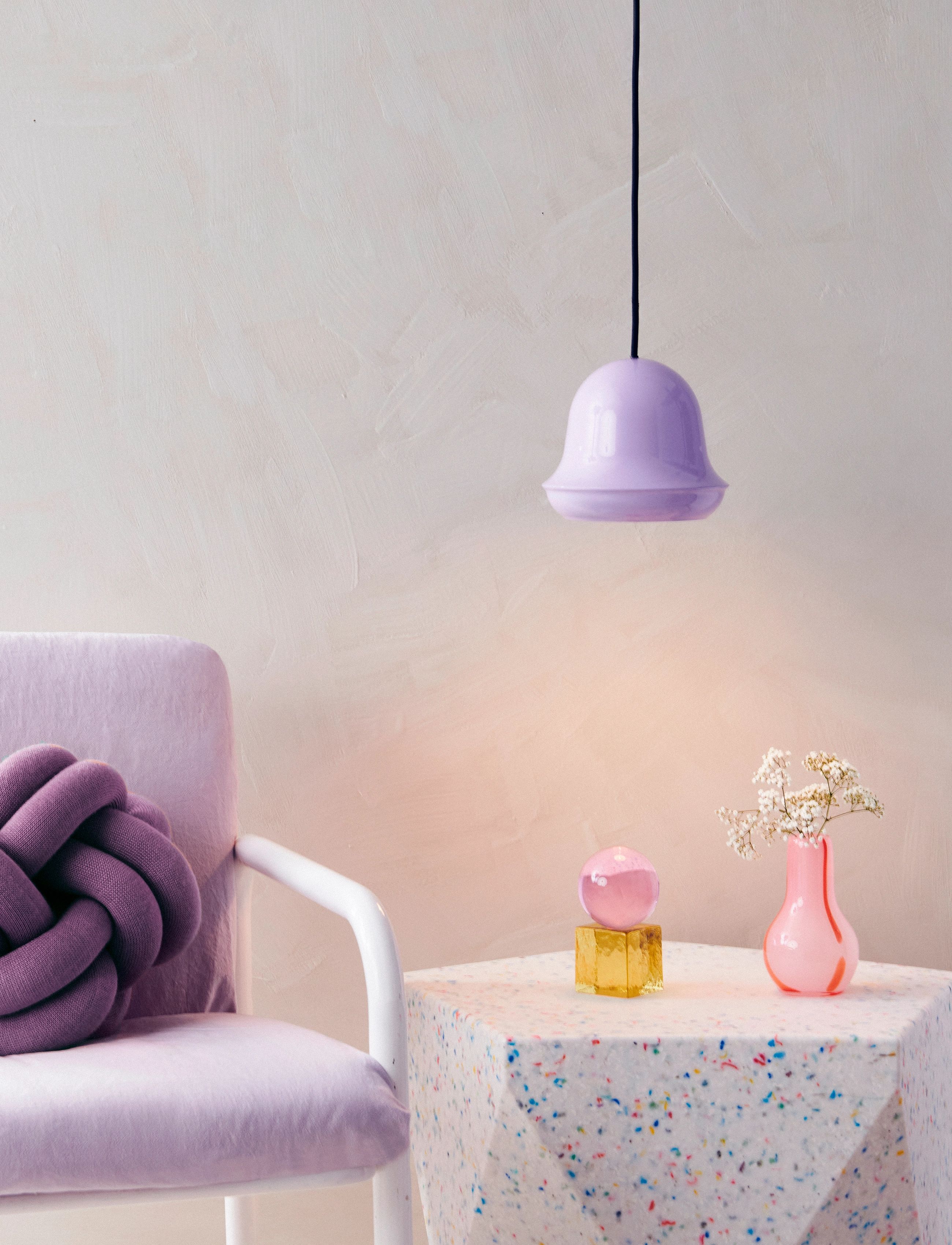 ENKEL LIVING - Bell Pendant - laevalgustid - glossy purple - 2