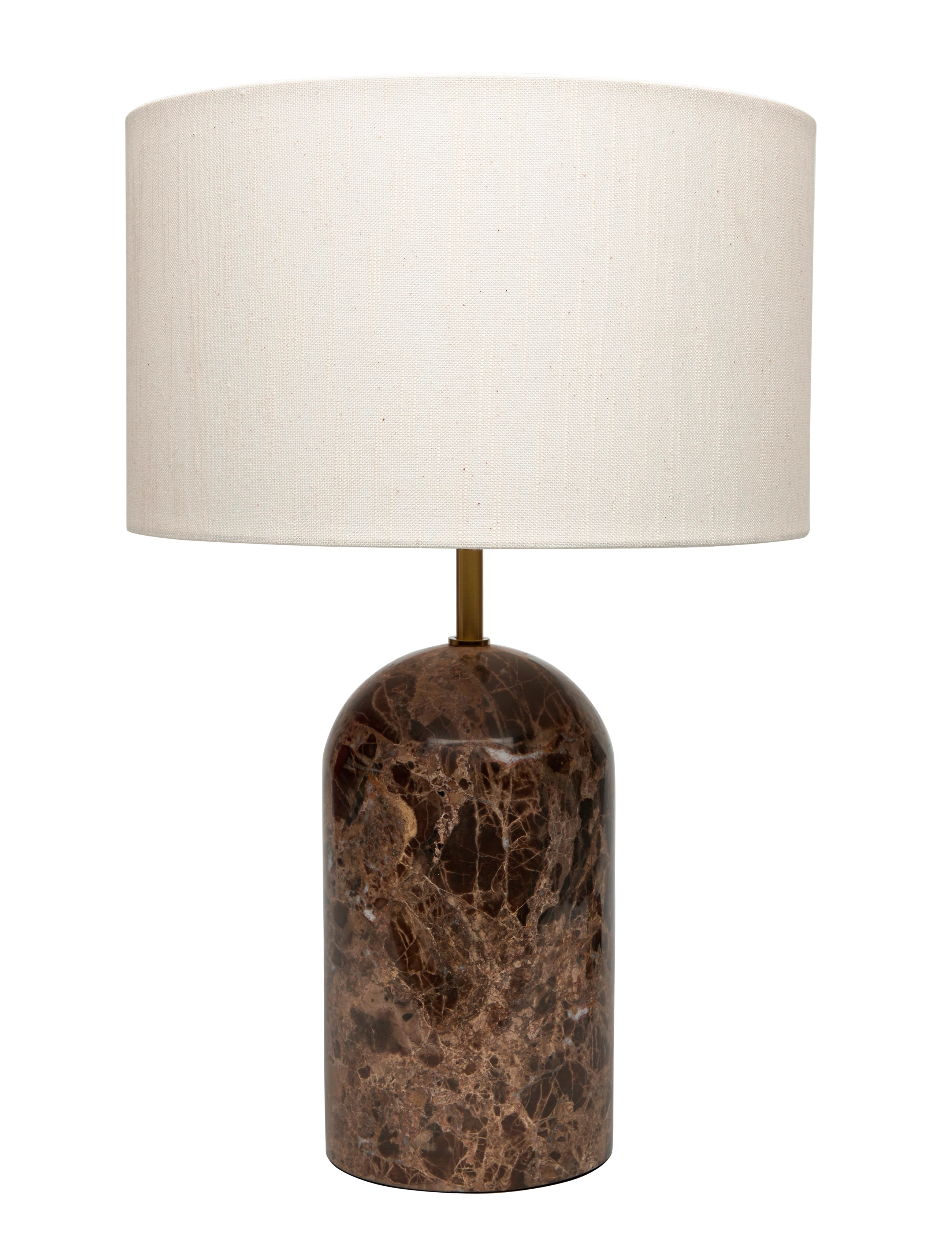 ENKEL LIVING Flair Table Lamp, Bordlampe, Brun, Str: Ø32.0X57CM