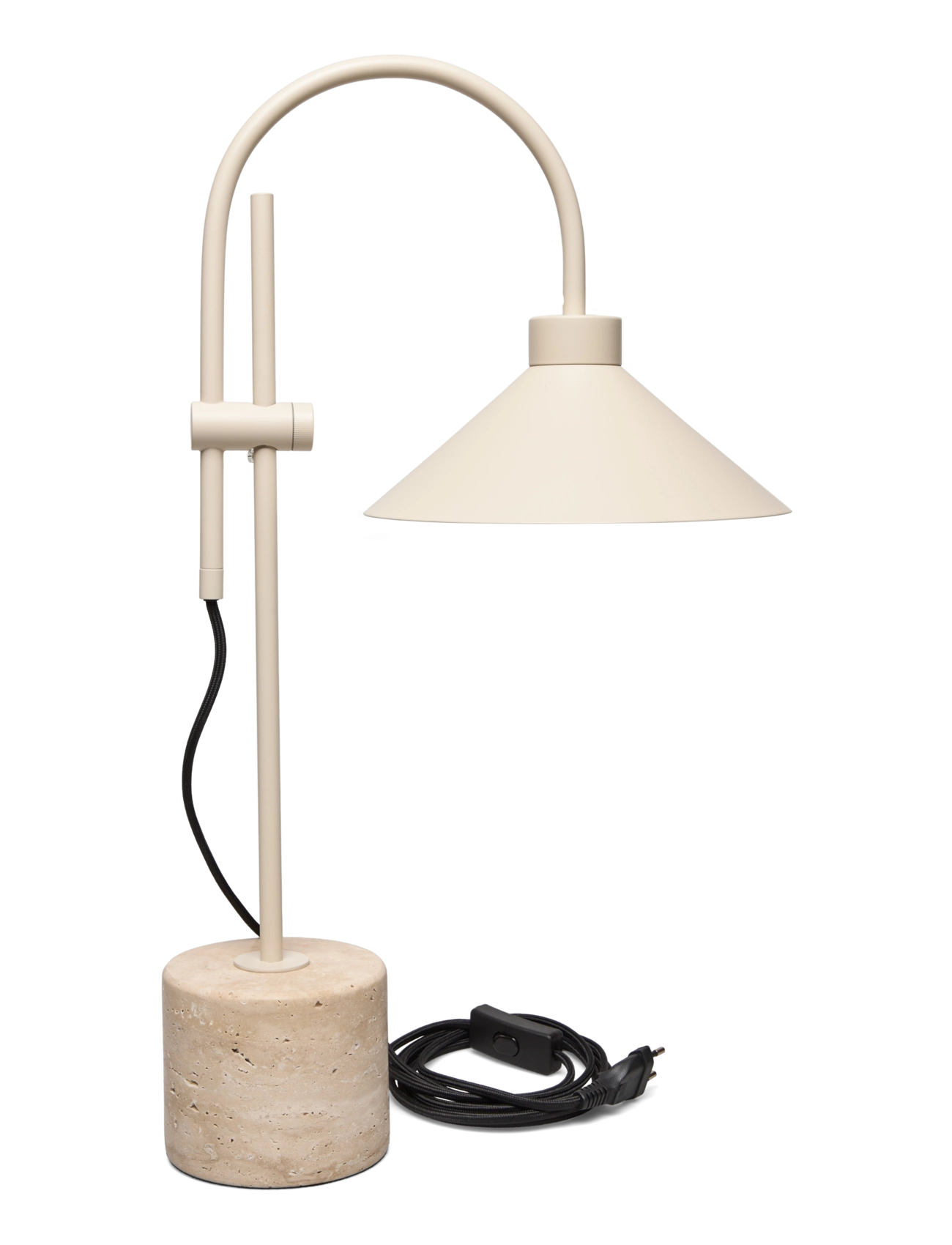 ENKEL LIVING Luca Table Lamp Cream - H60CMx33 - Unisex