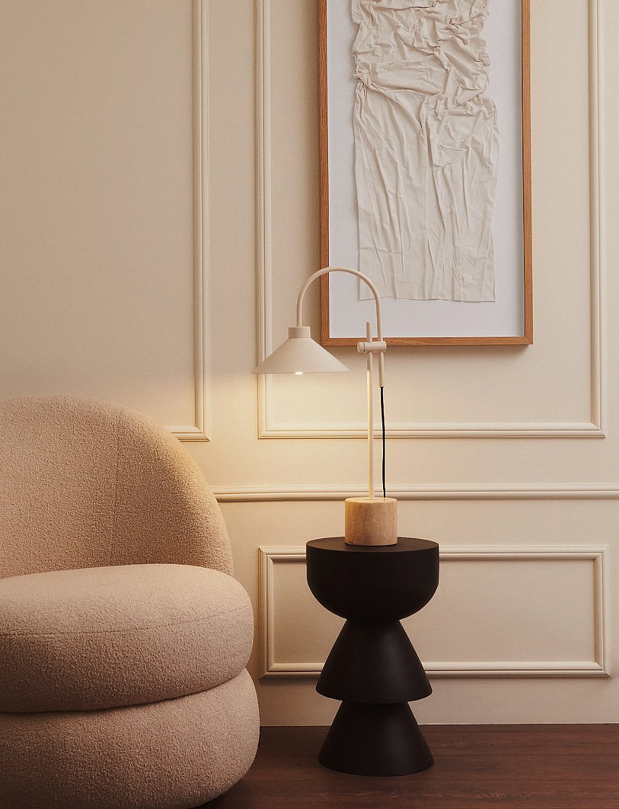 ENKEL LIVING - Luca table Lamp - laualambid - sandshell - 0