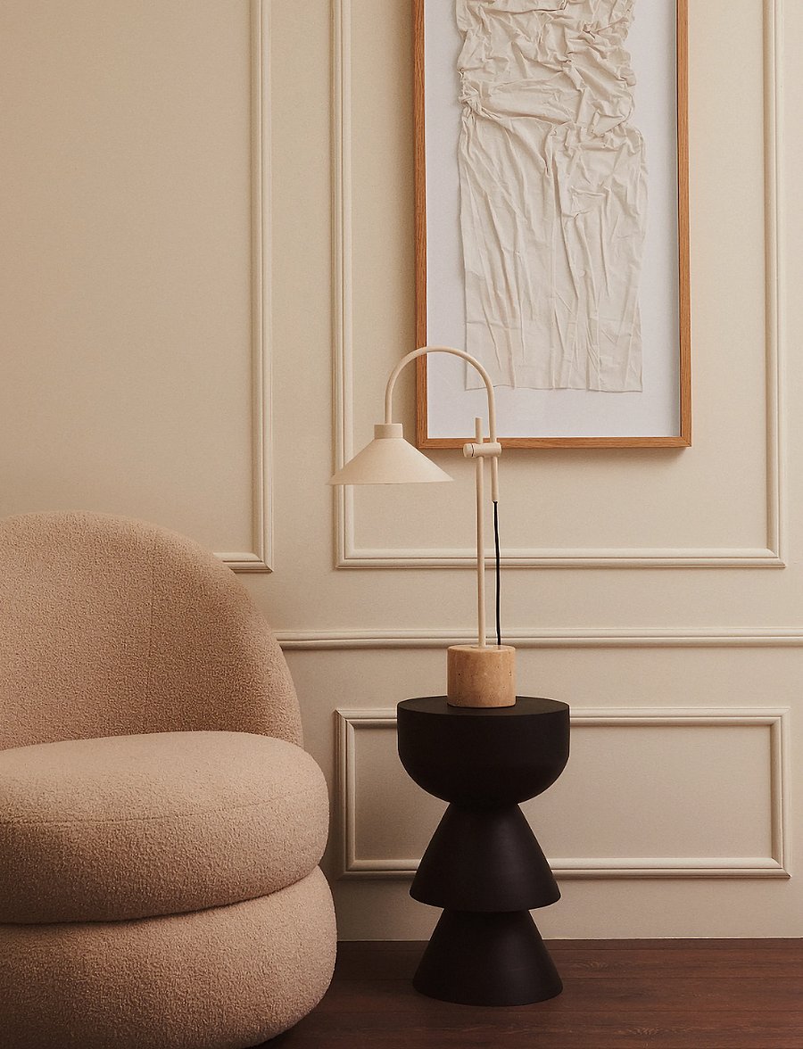 ENKEL LIVING - Luca table Lamp - laualambid - sandshell - 3