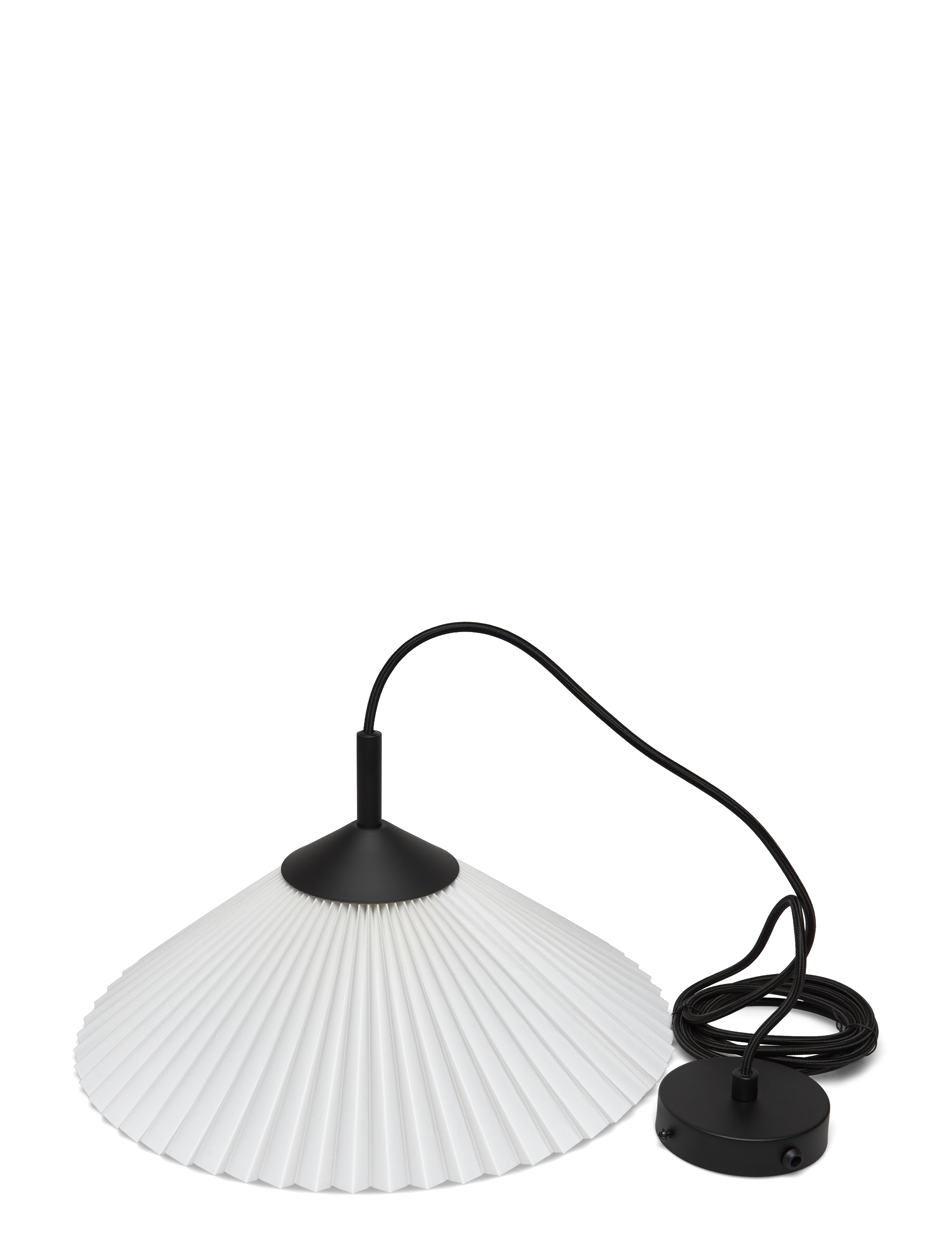 ENKEL LIVING - Cecil Pendant - loftslamper - matt black, white - 1