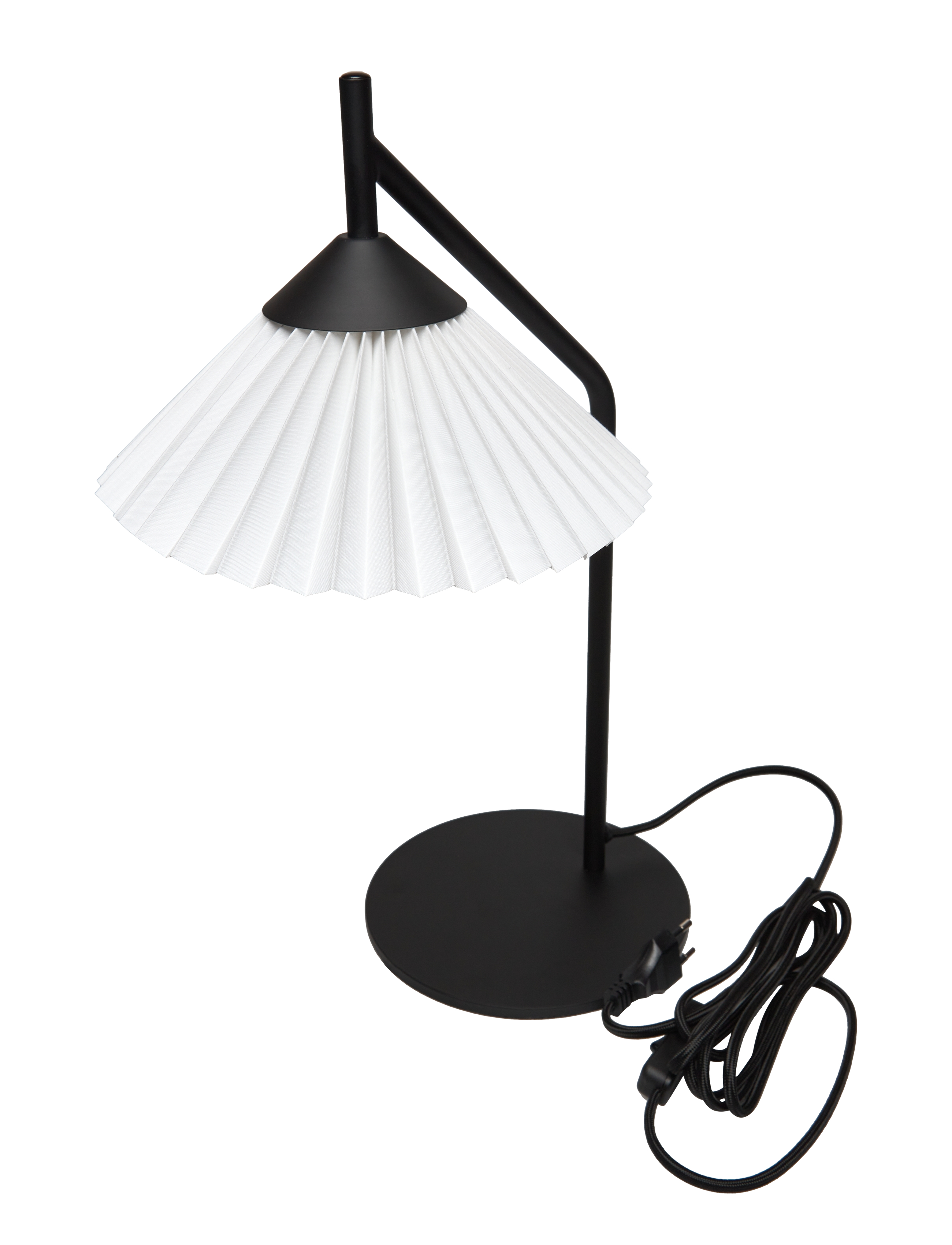 ENKEL LIVING - Cecil Table Lamp - bordlamper - matt black, white - 1