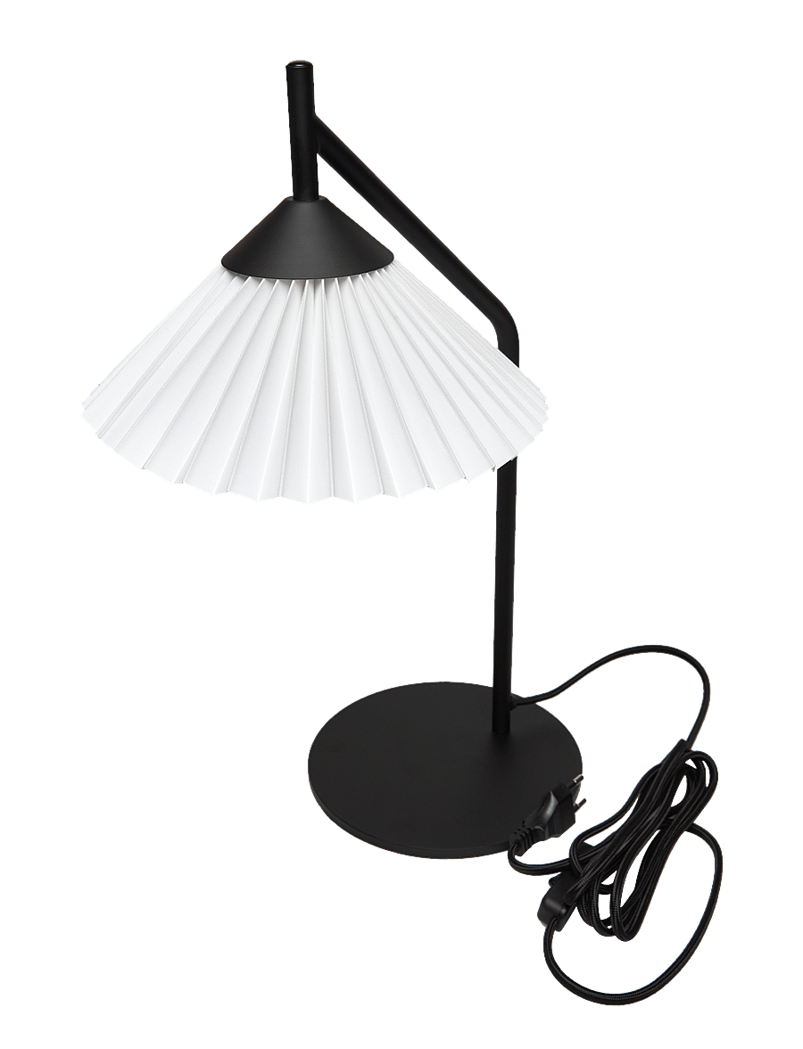 ENKEL LIVING - Cecil Table Lamp - schreibtisch- & tischlampen - matt black, white - 2