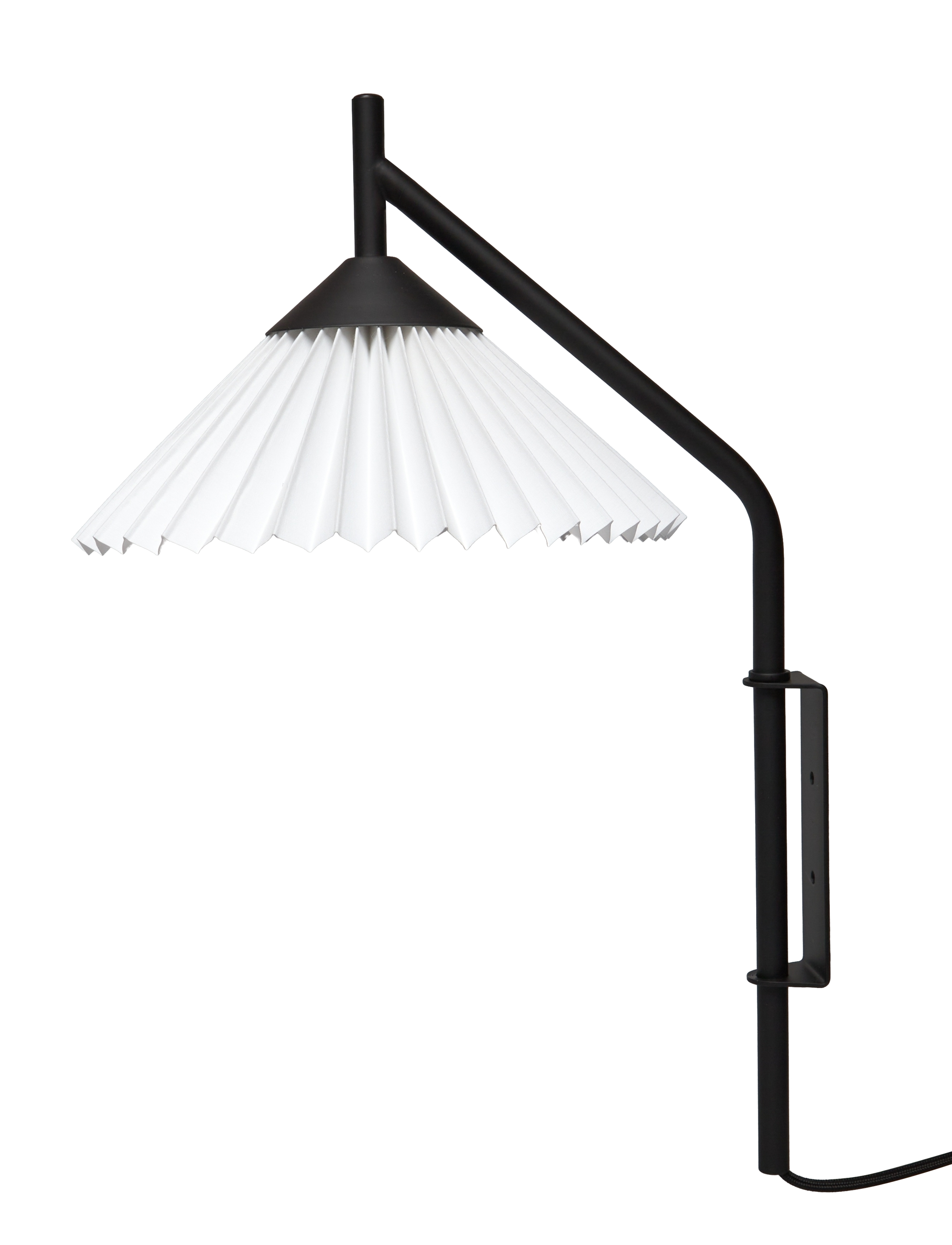 ENKEL LIVING Cecil Wall Lamp - Valaisimet - MATT BLACK, WHITE / black