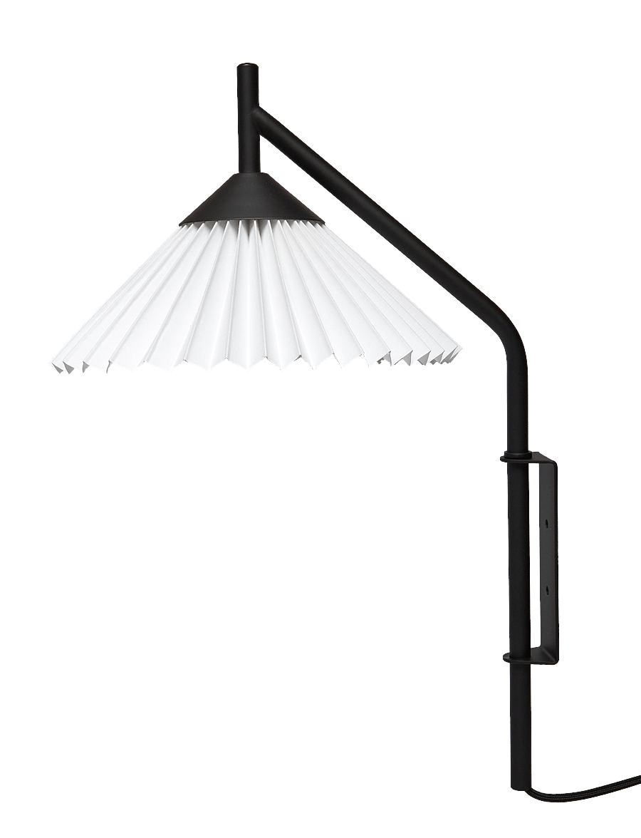 ENKEL LIVING - Cecil Wall Lamp - wandleuchten - matt black, white - 1