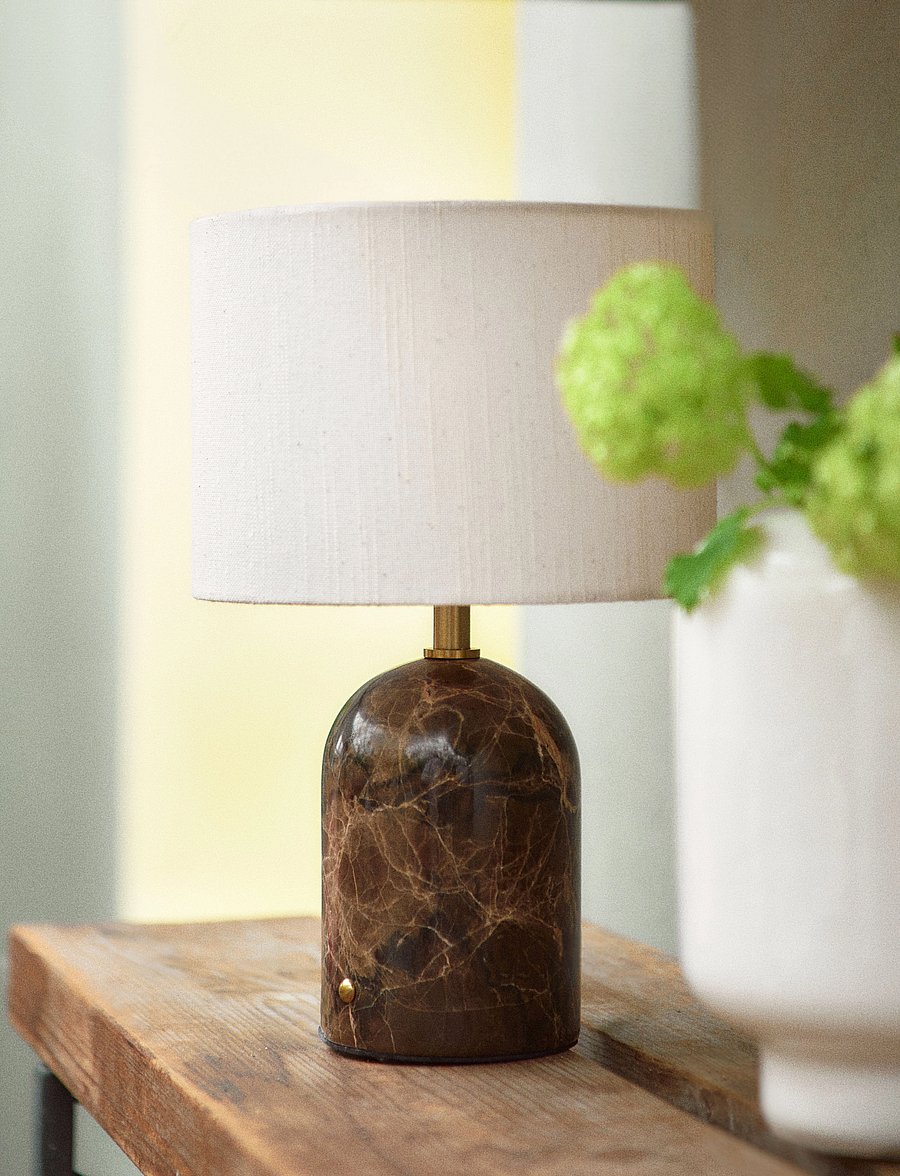 ENKEL LIVING - Flair Mini Table lamp - schreibtisch- & tischlampen - brown, natural - 0