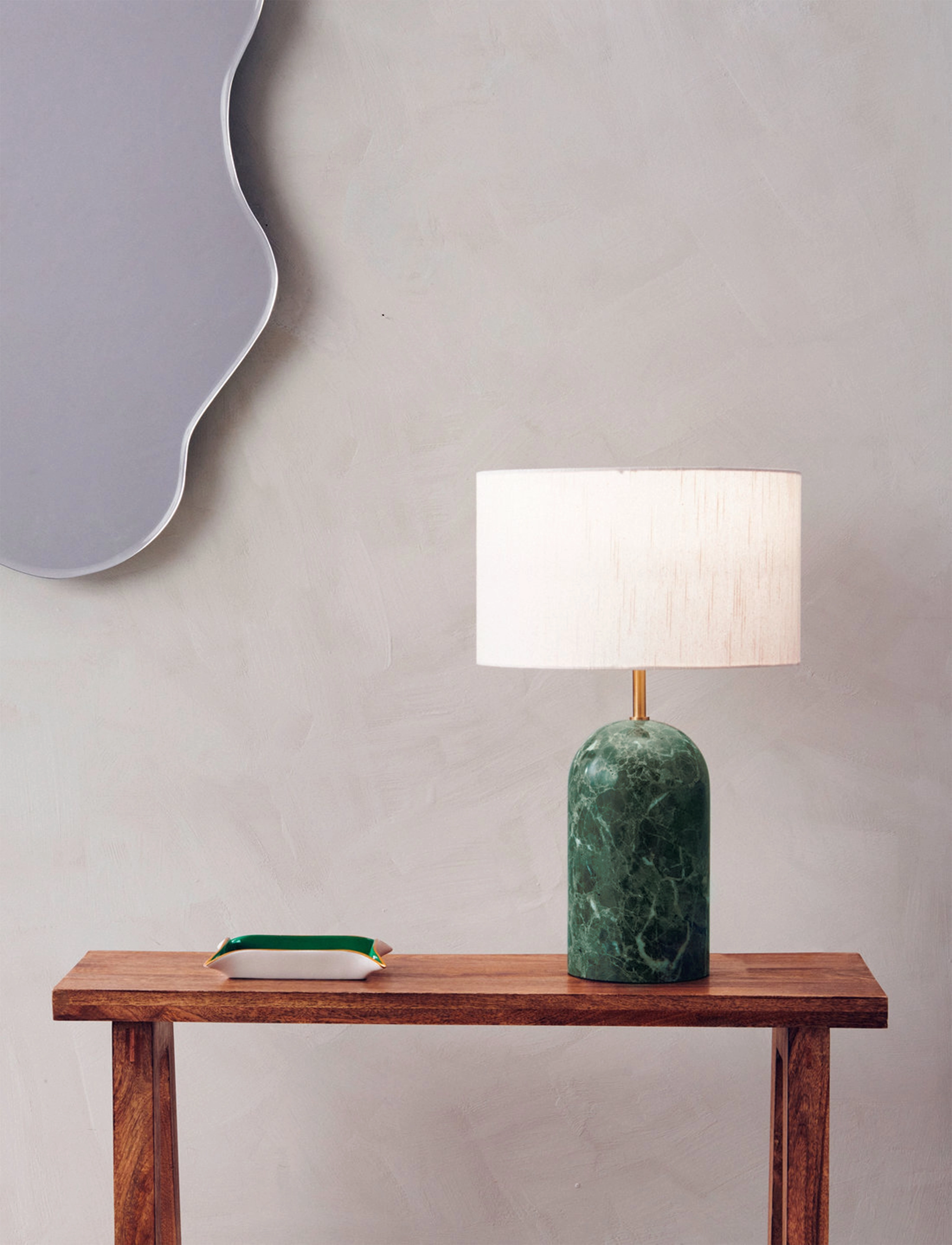 ENKEL LIVING Flair Table Lamp, H49 cm x 32, Lamps, Grün - Homeware
