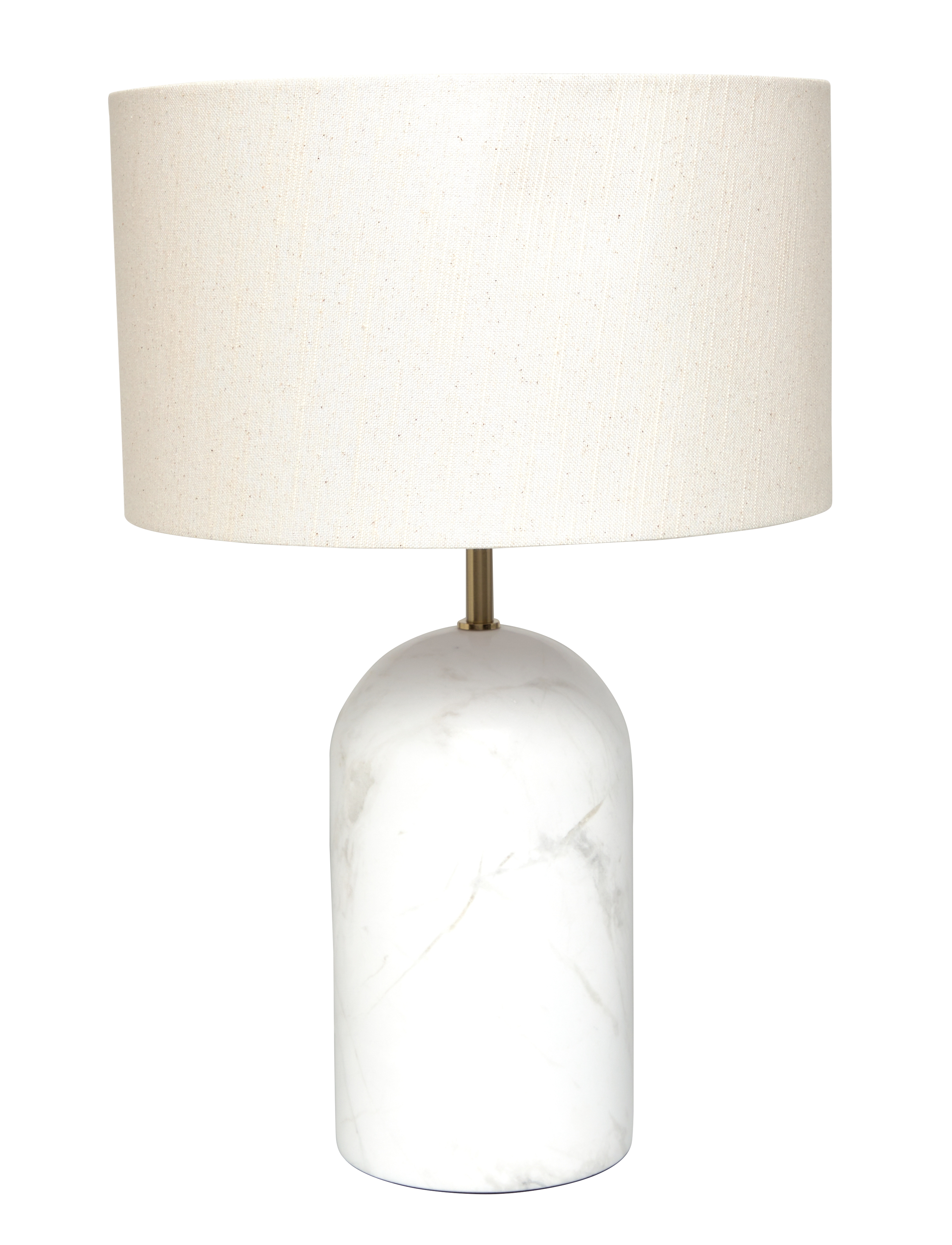 ENKEL LIVING Flair Table lamp white Marble - Kampagne - WHITE, NATURAL / white