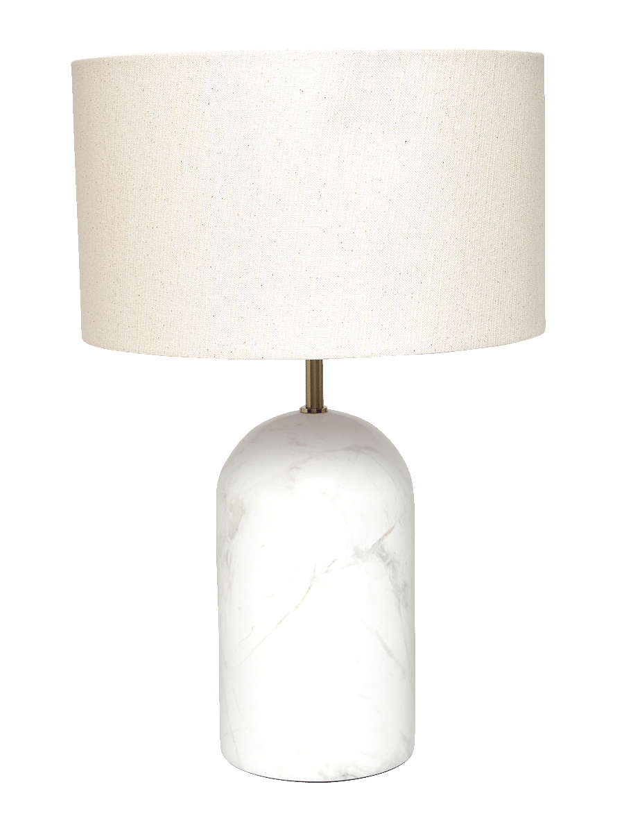ENKEL LIVING - Flair Table lamp white Marble - nach preis einkaufen - white, natural - 0