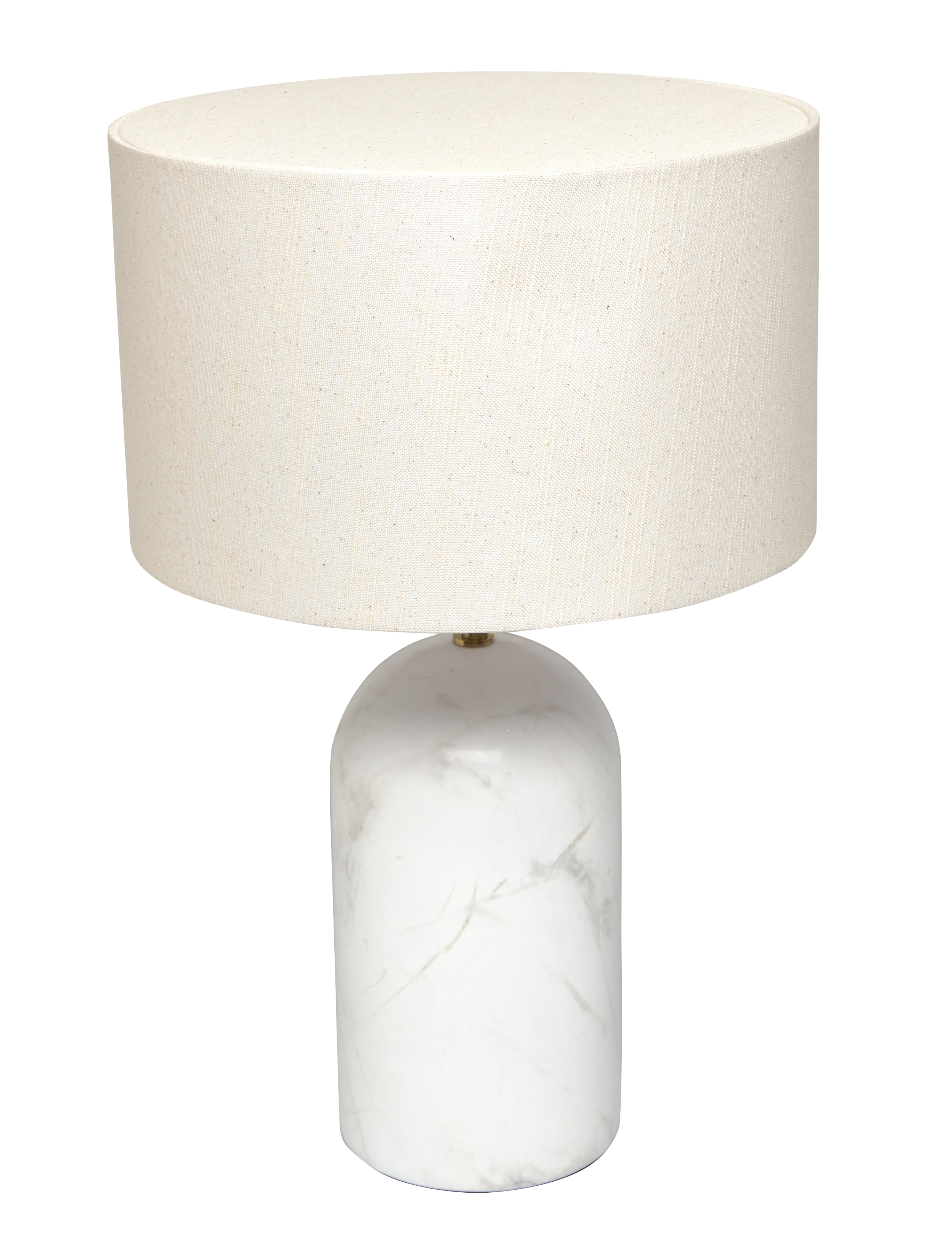 ENKEL LIVING - Flair Table lamp white Marble - stalinės lempos - white, natural - 1