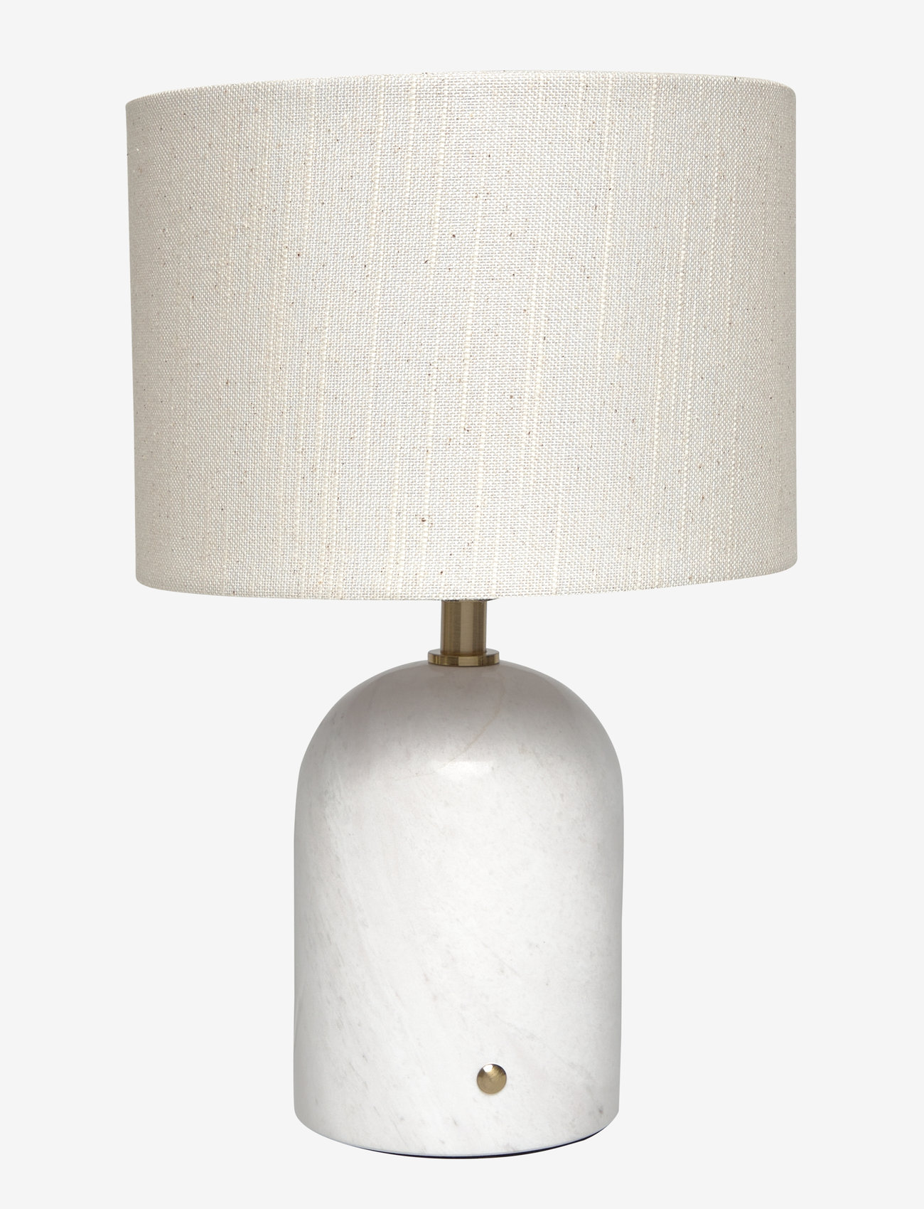 ENKEL LIVING - Flair Mini Table Lamp white marble base - schreibtisch- & tischlampen - white, natural - 0