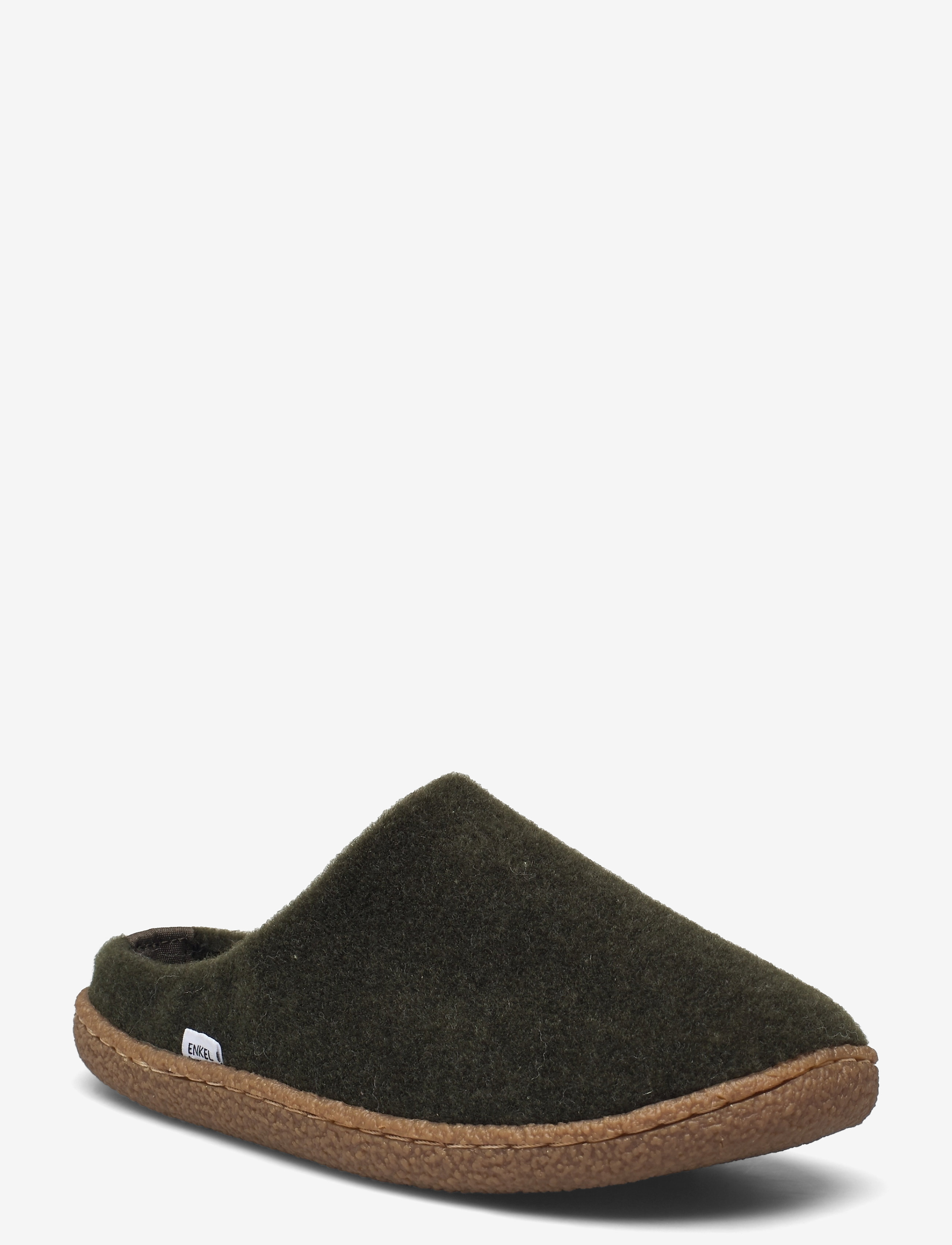 ENKEL Living Slippers - Schuhe - OLIVE NIGHT / green