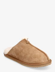 Shearling slippers - ALMOND