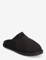 Shearling slippers - BLACK