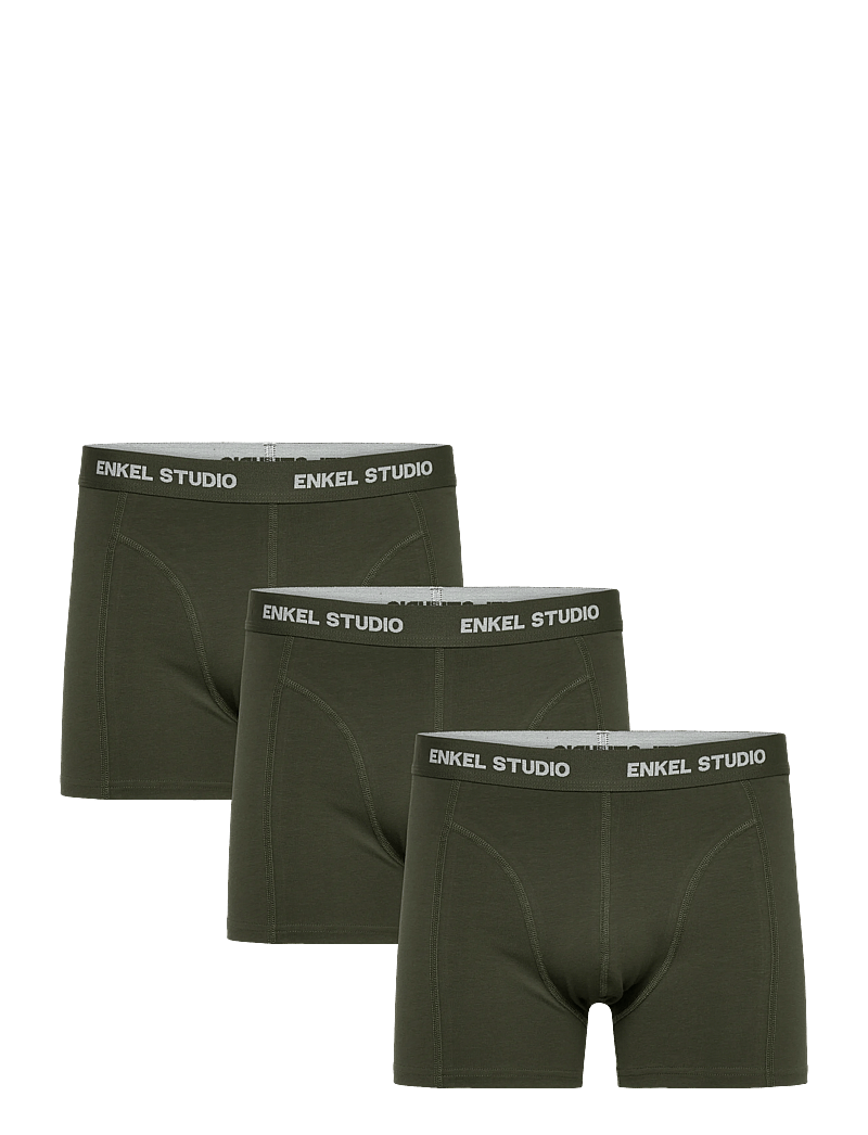 Enkel Studio - Boxer 3pack ESKARL - boxerkalsonger - army - 0