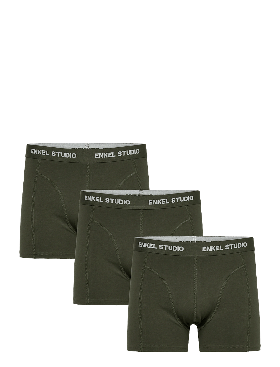 Enkel Studio - Boxer 3pack ESKARL - boxerkalsonger - army - 0