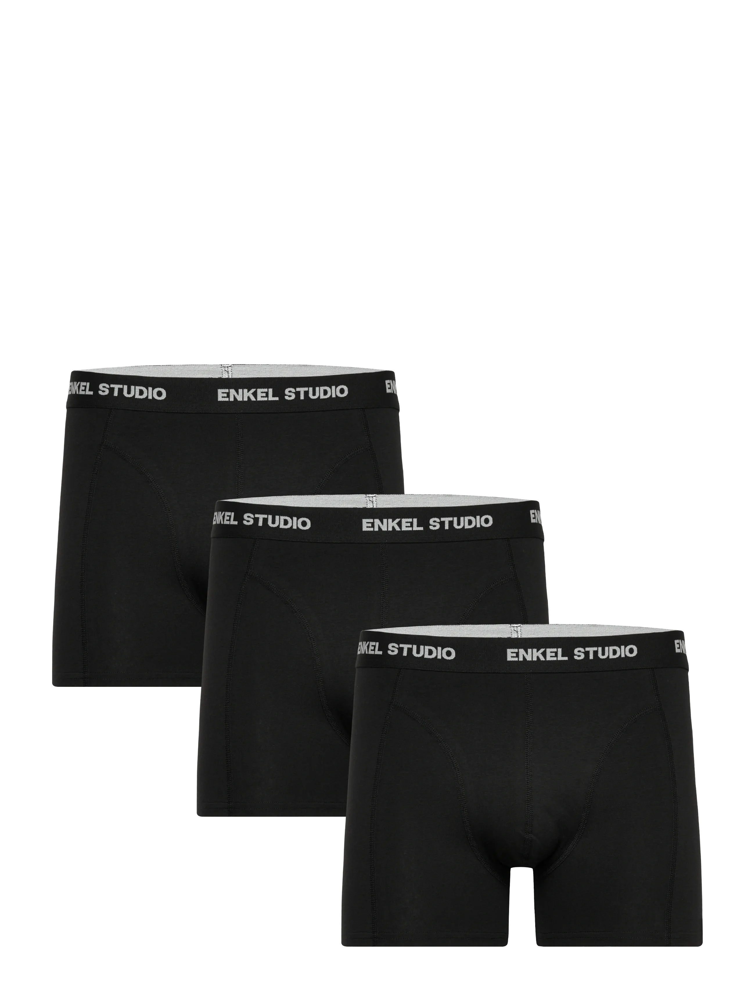 Enkel Studio Boxer 3Pack Eskarl, XL, Underwear, Schwarz - Boxers, Männerswear