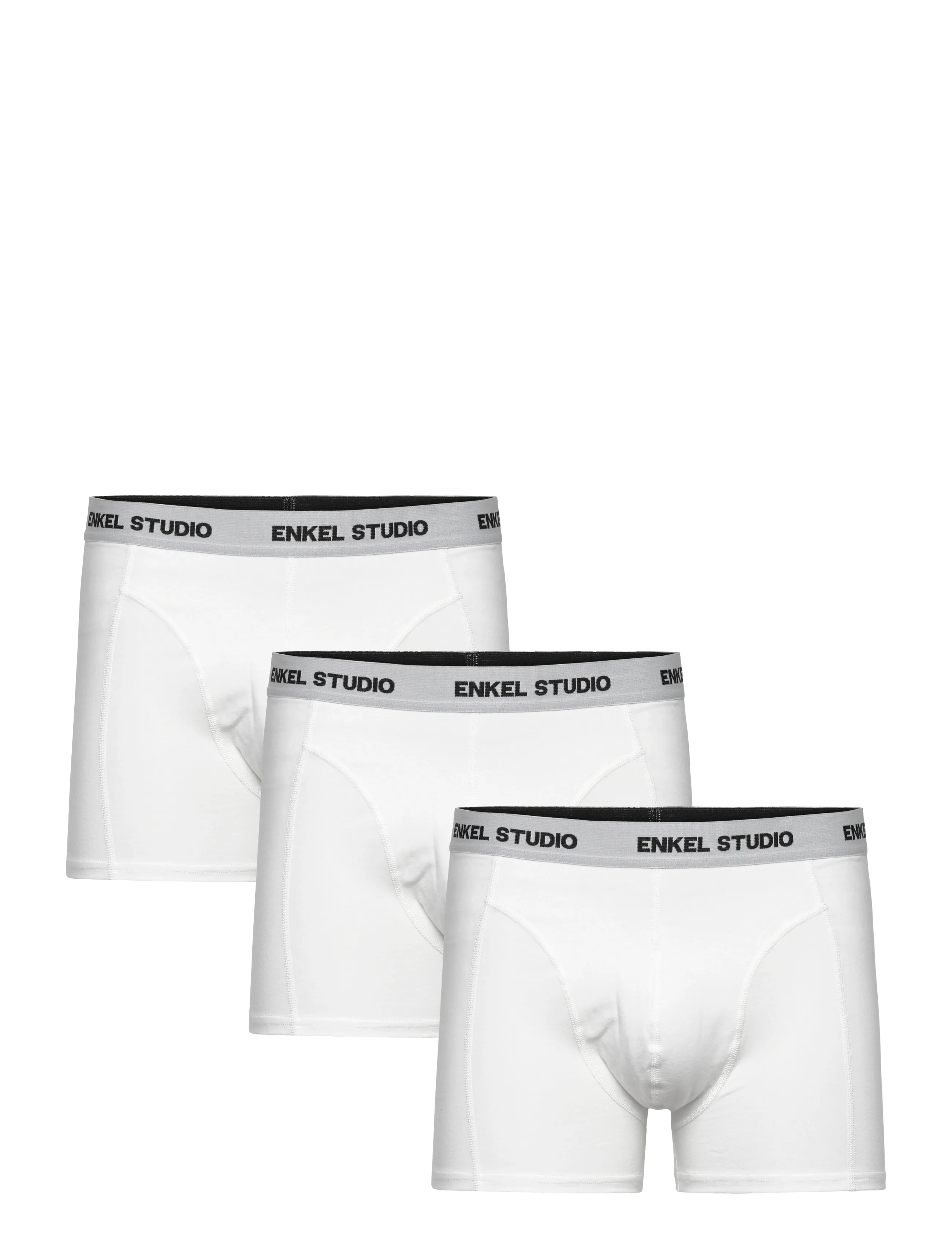 Enkel Studio Boxer 3Pack Eskarl, L, Underwear, Weiß - Boxers, Männerswear