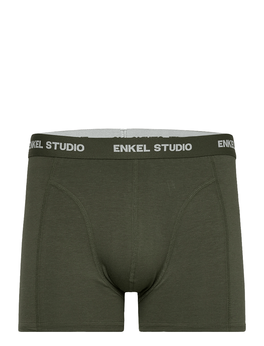 Enkel Studio - Boxer bambus 3pack ESKARLO - multipack kalsonger - army - 2