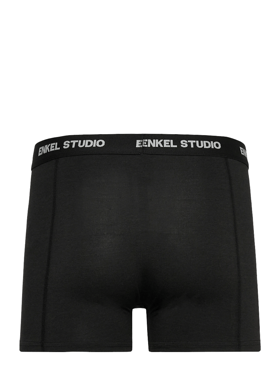 Enkel Studio - Boxer bambus 3pack ESKARLO - multipack kalsonger - black - 3