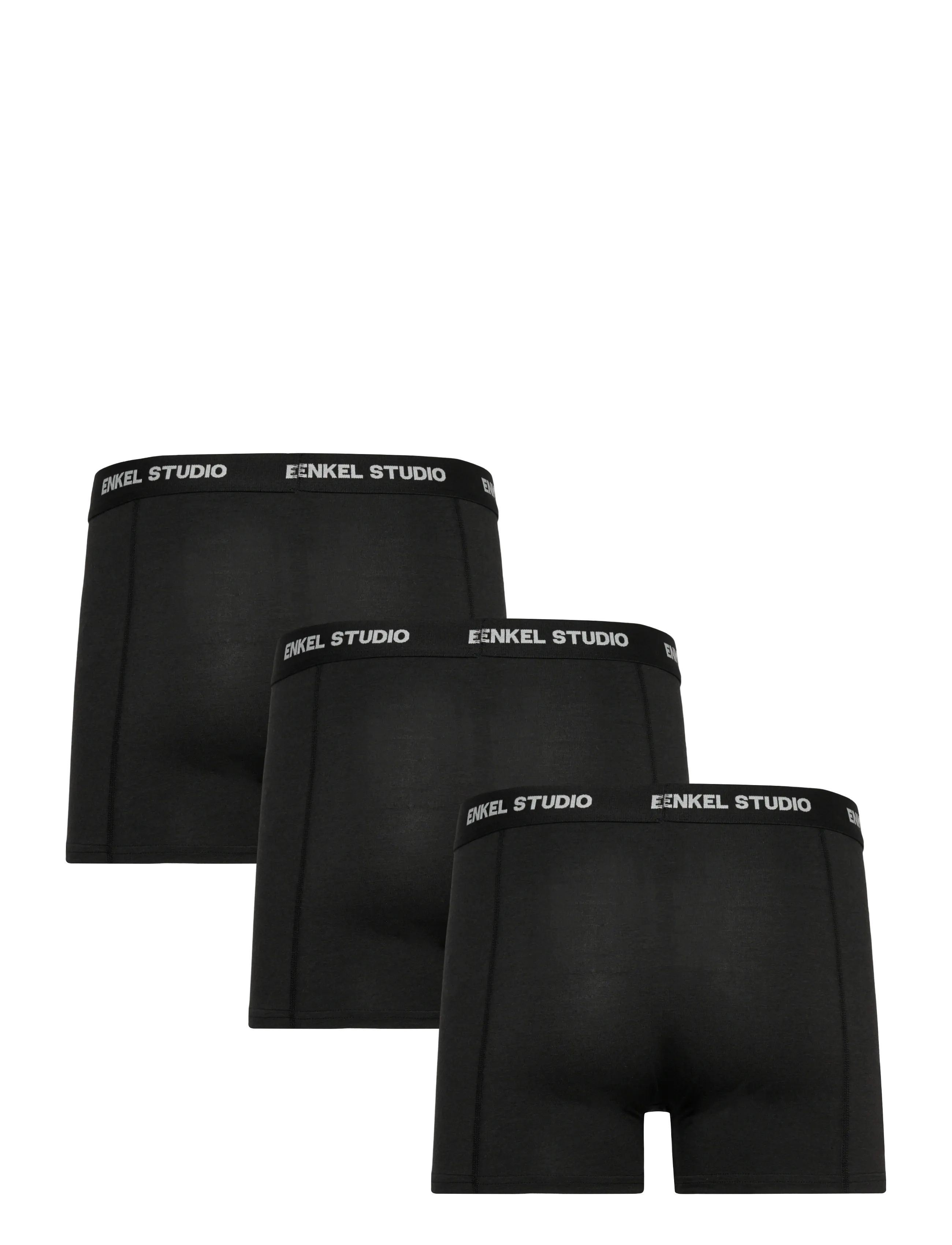 Enkel Studio - Boxer bambus 3pack ESKARLO - boxerkalsonger - black - 1