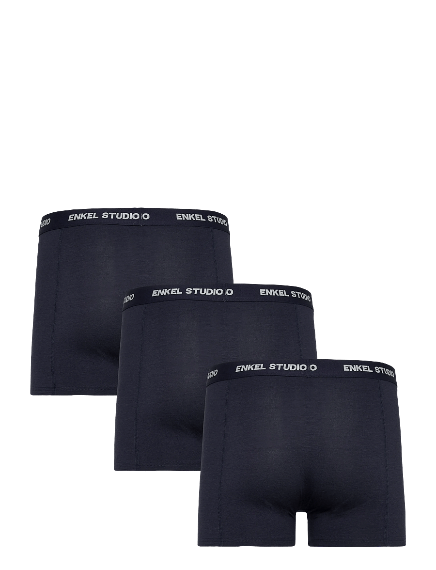 Enkel Studio - Boxer bambus 3pack ESKARLO - multipack underbukser - navy - 1
