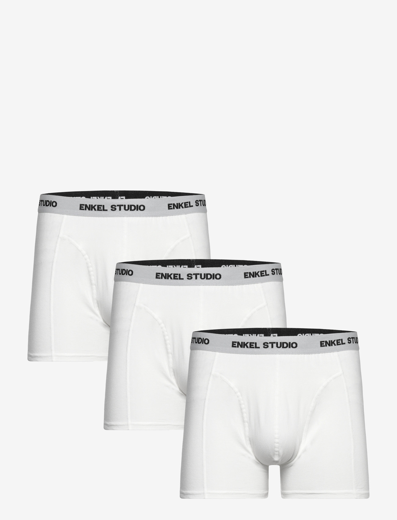 Enkel Studio - Boxer bambus 3pack ESKARLO - trunks - white - 0