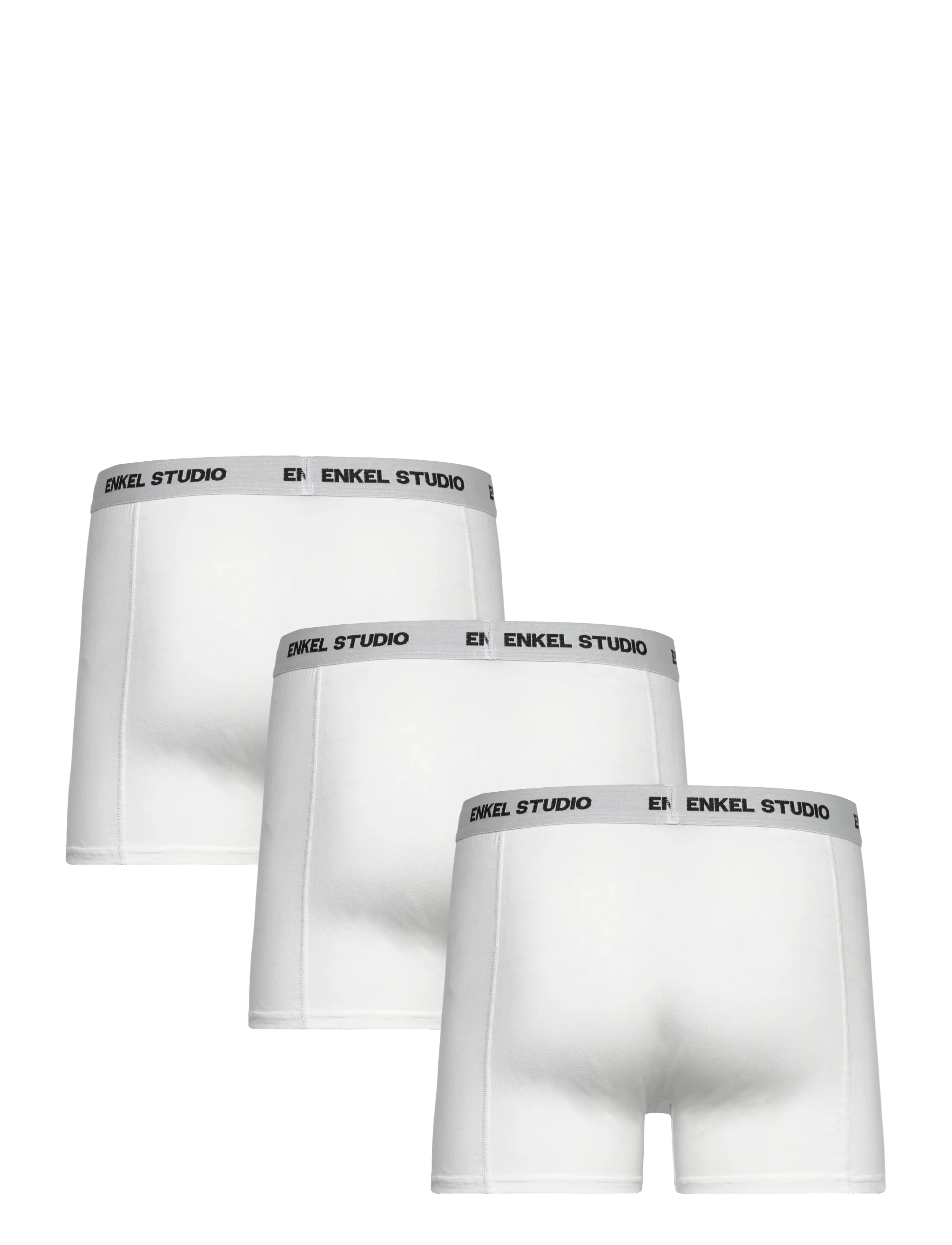 Enkel Studio - Boxer bambus 3pack ESKARLO - boxerkalsonger - white - 1