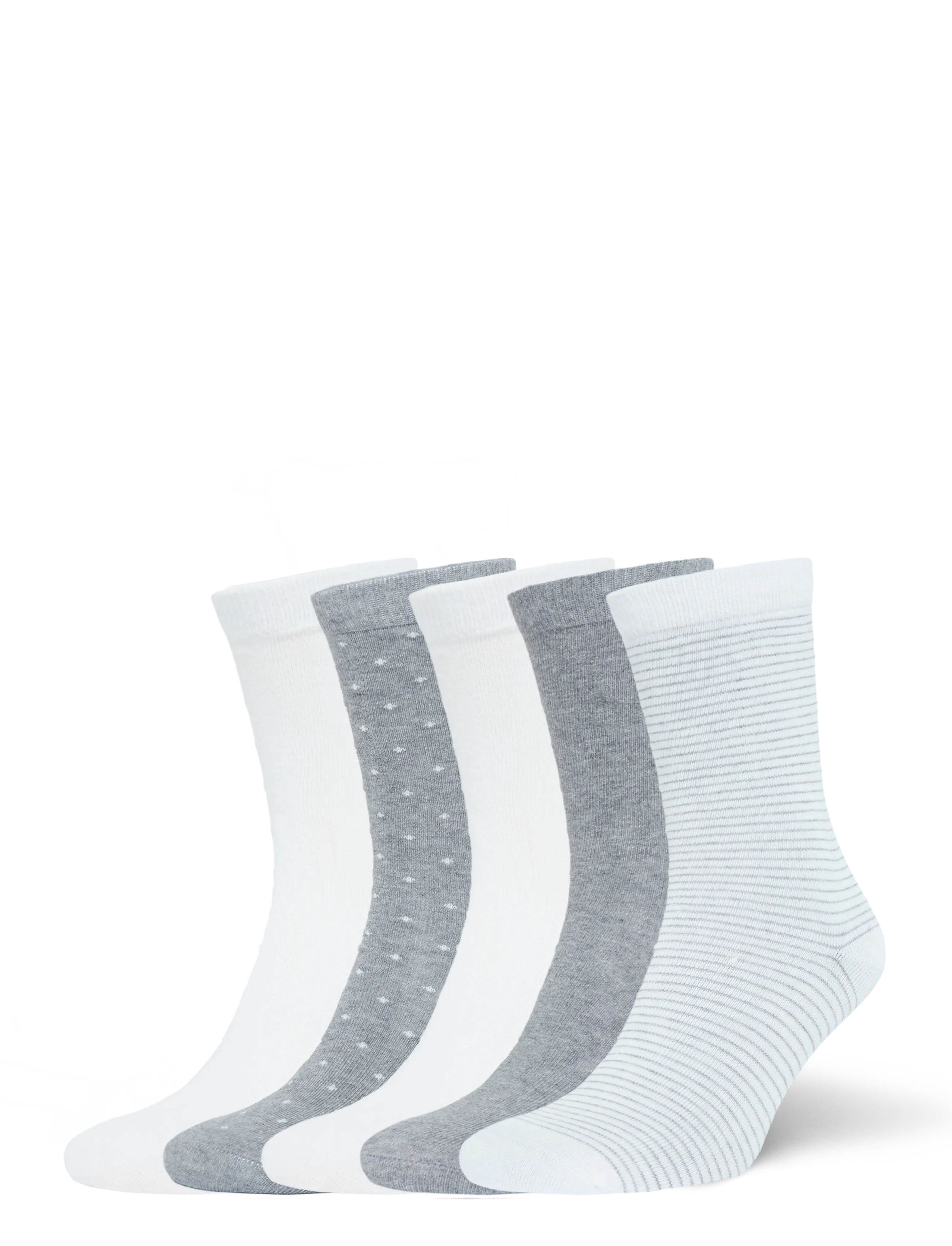 Enkel Studio - Regular Socks 5pk  ESLOUISE - julegaver under 300kr - grey - 1