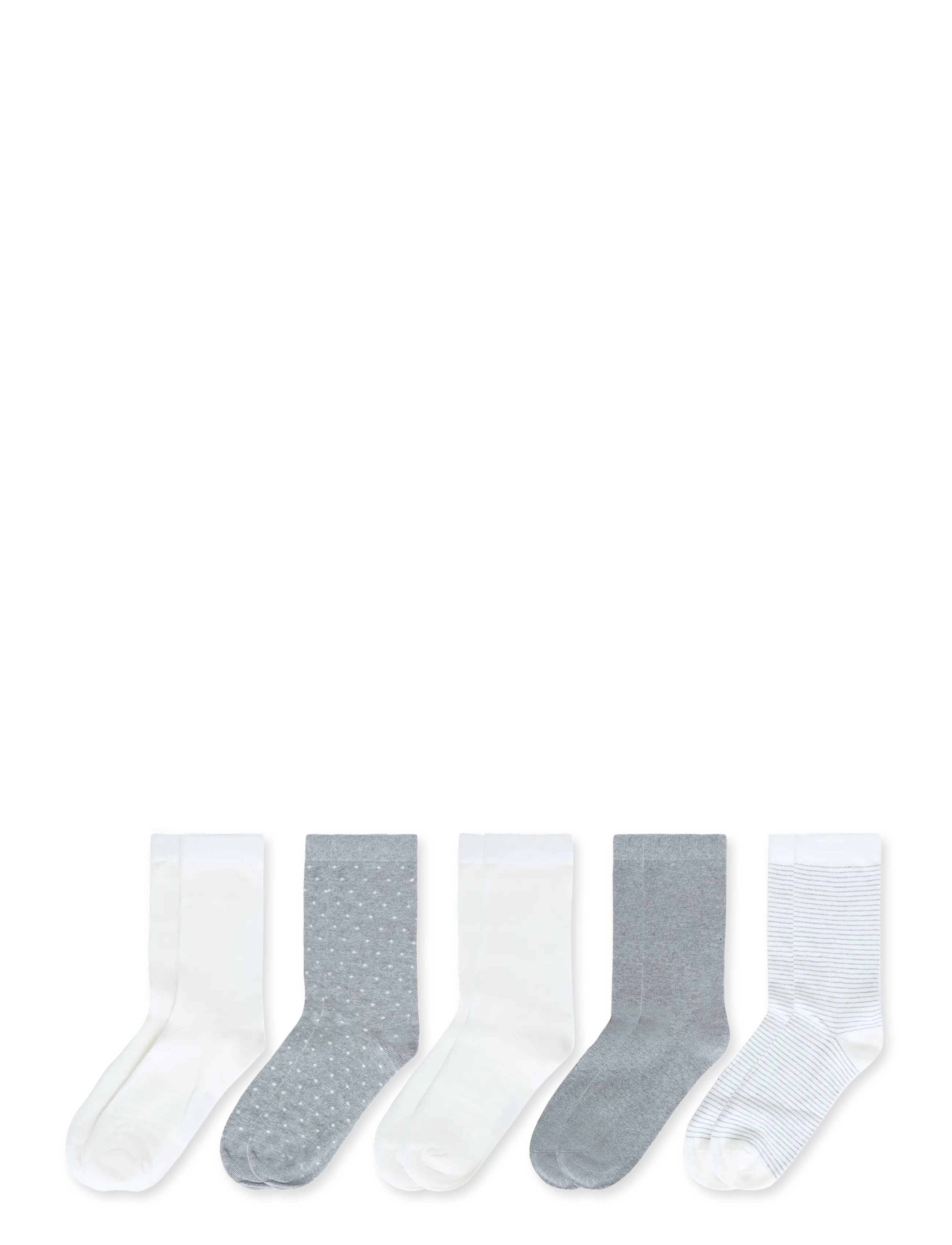 Enkel Studio - Regular Socks 5pk  ESLOUISE - julegaver under 300kr - grey - 2