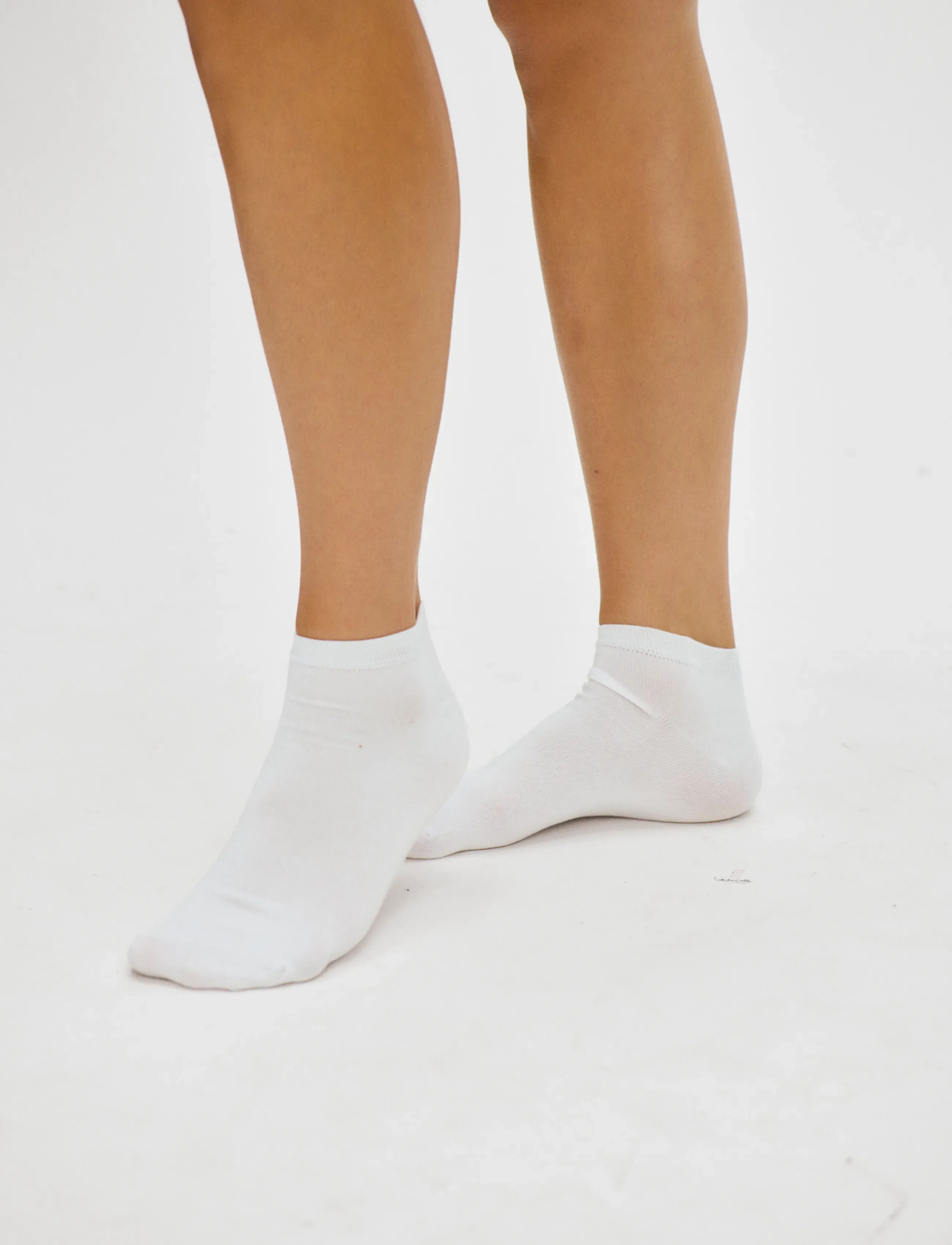 Enkel Studio Ankel Bamboo socks 5pk ESELIN - Strømper - WHITE / white