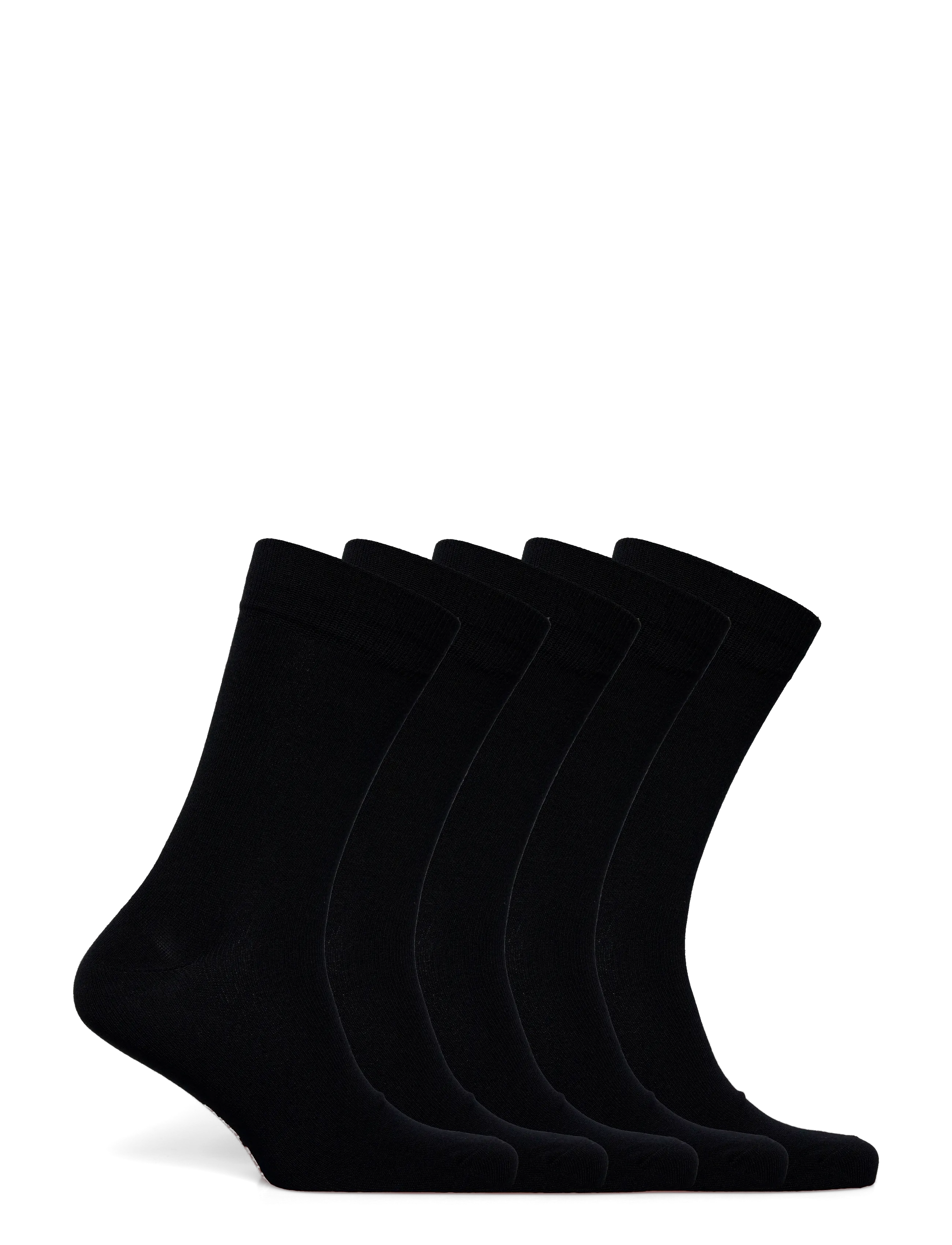 Enkel Studio - Business socks 5-pack ESHUGO - vanliga strumpor - black - 1