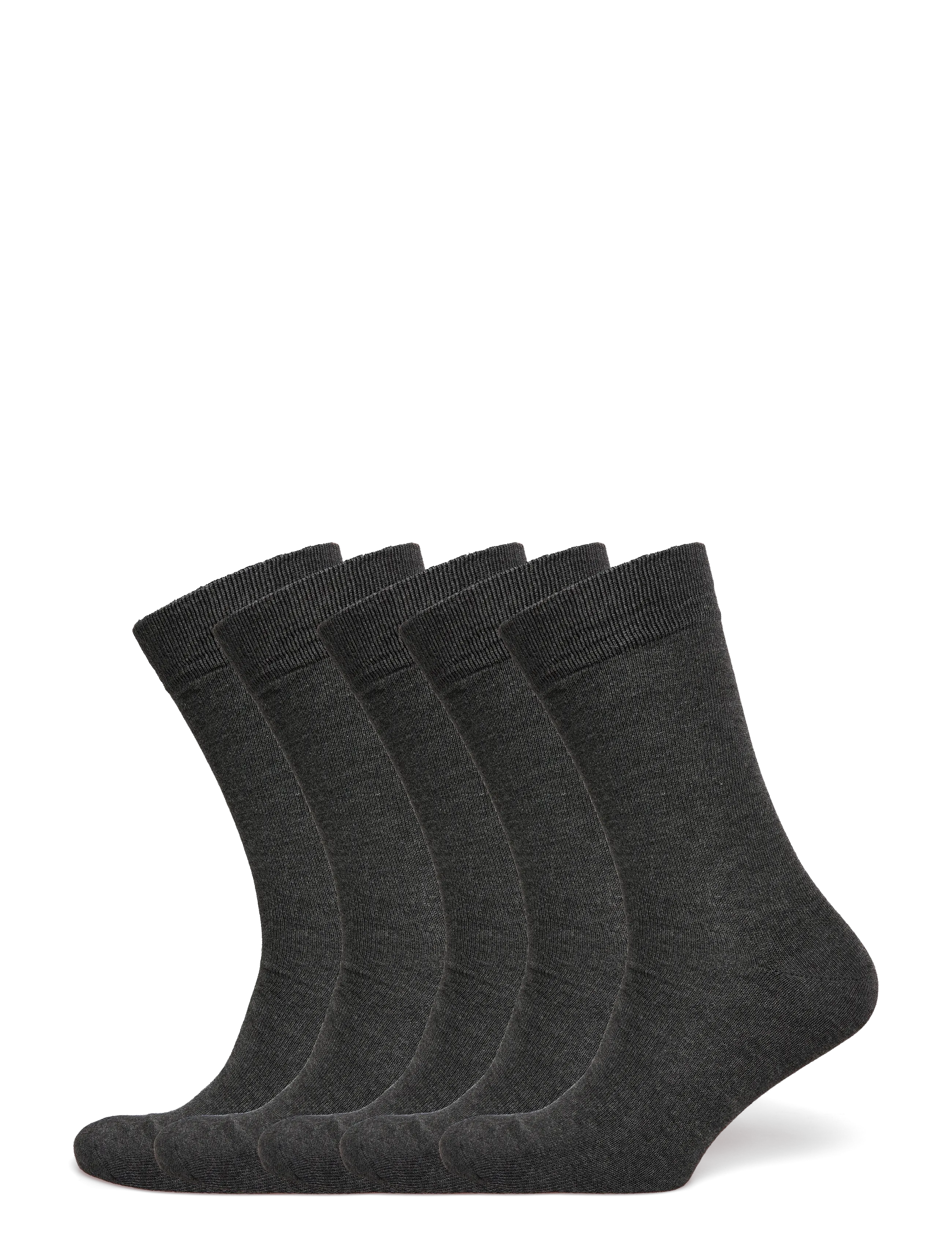 Enkel Studio Business Socks 5-Pack Eshugo, Mænd, Forretningsstrømper, Grå, Str: 40-47