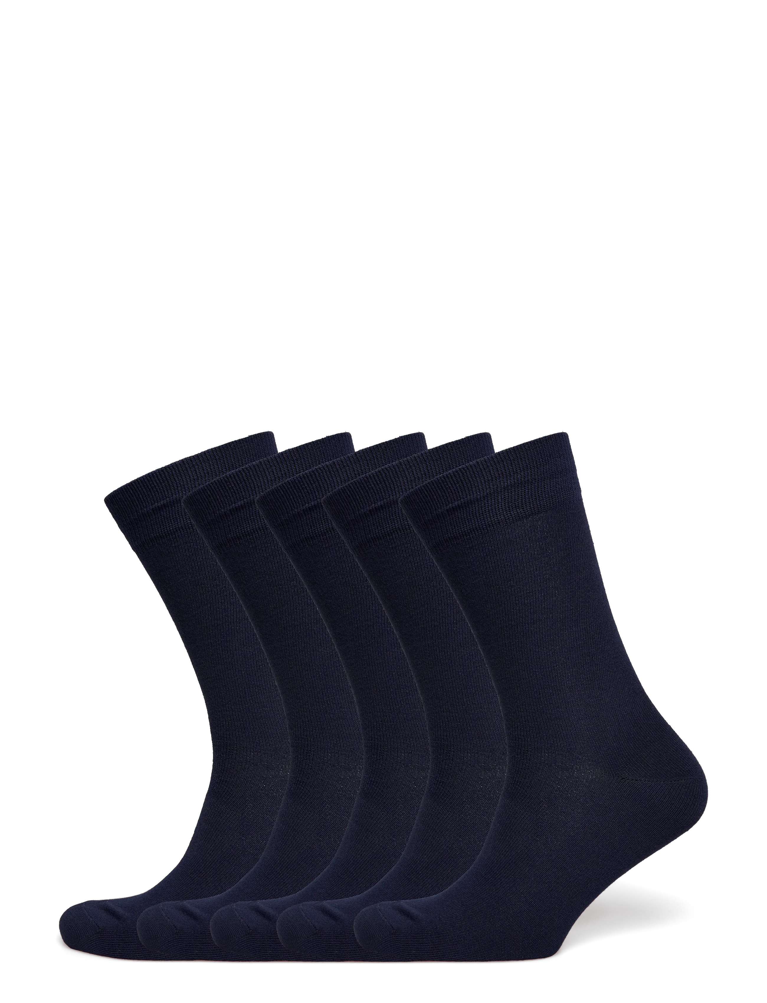 Enkel Studio Business Socks 5-Pack Eshugo, Mænd, Forretningsstrømper, Navy, Str: 40-47