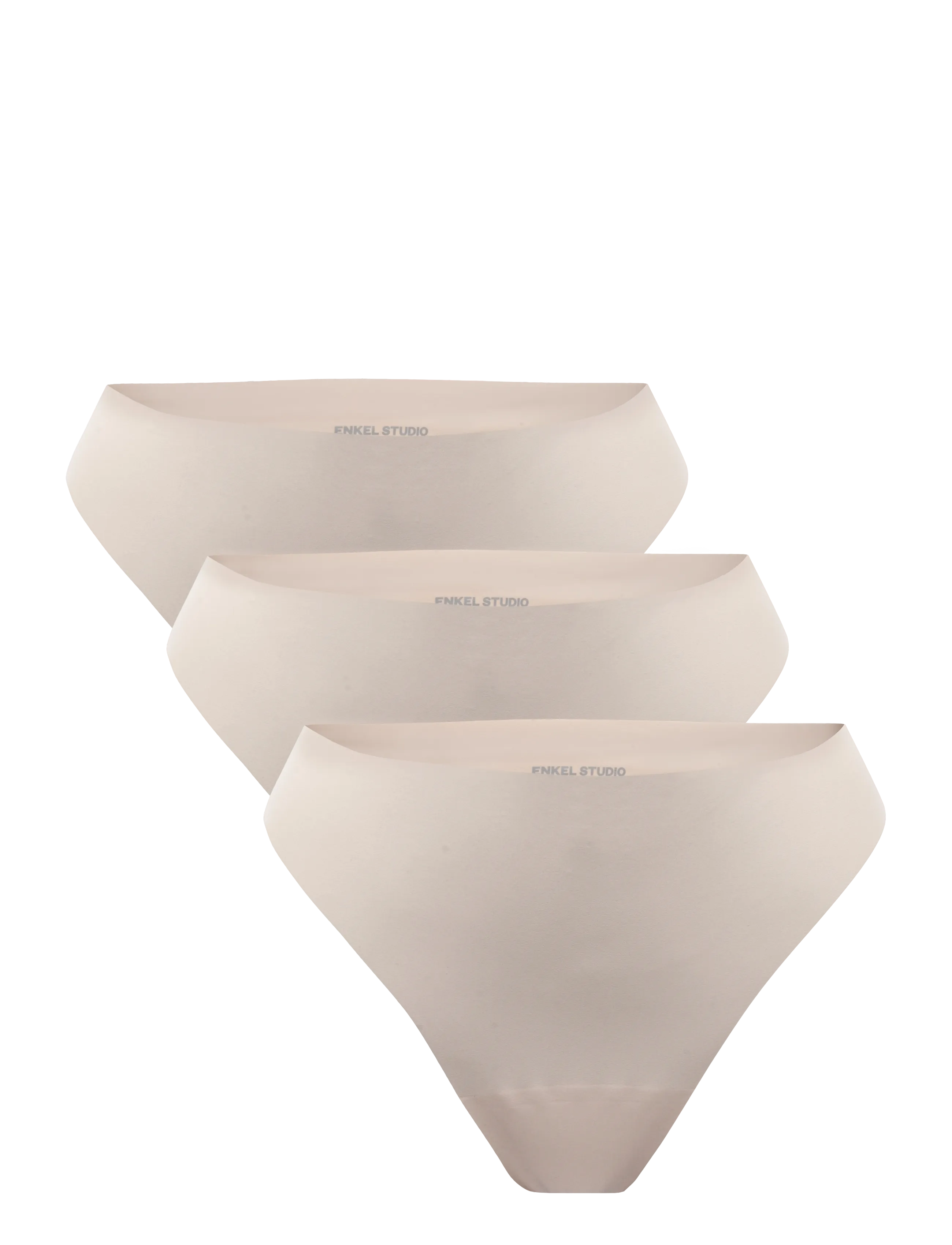 Enkel Studio Underwear String 3pack ESVERA - Trosor - BEIGE / beige