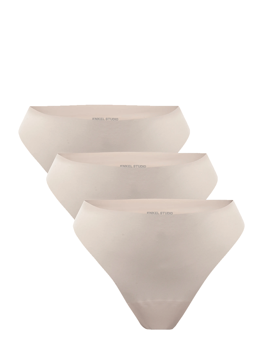 Enkel Studio - Underwear String 3pack ESVERA - stringtrosor - beige - 0