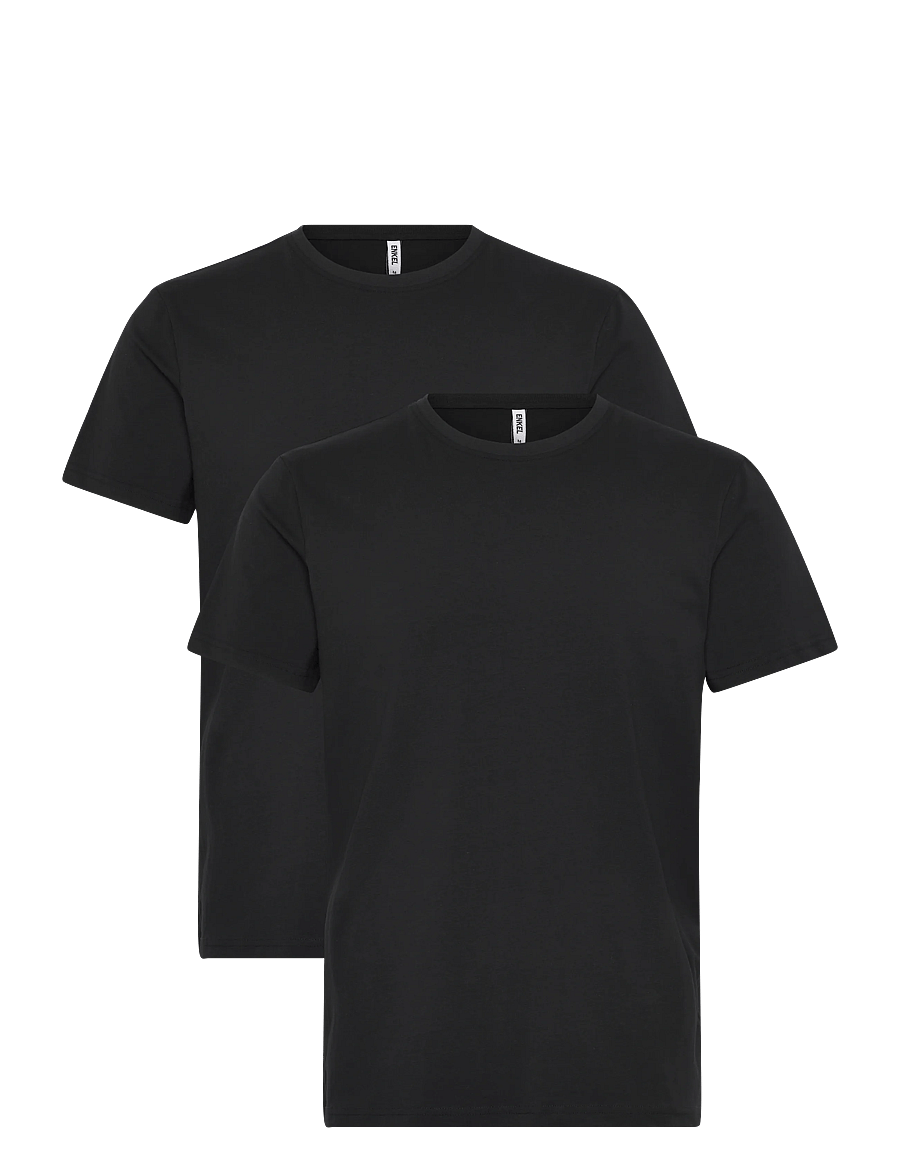 Enkel Studio - O-neck tee 2-pack ESOSCAR - multipack t-shirts - black - 1