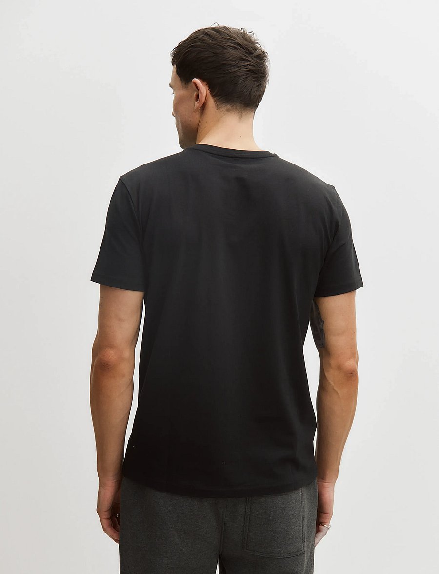 Enkel Studio - O-neck tee 2-pack ESOSCAR - multipack t-shirts - black - 2