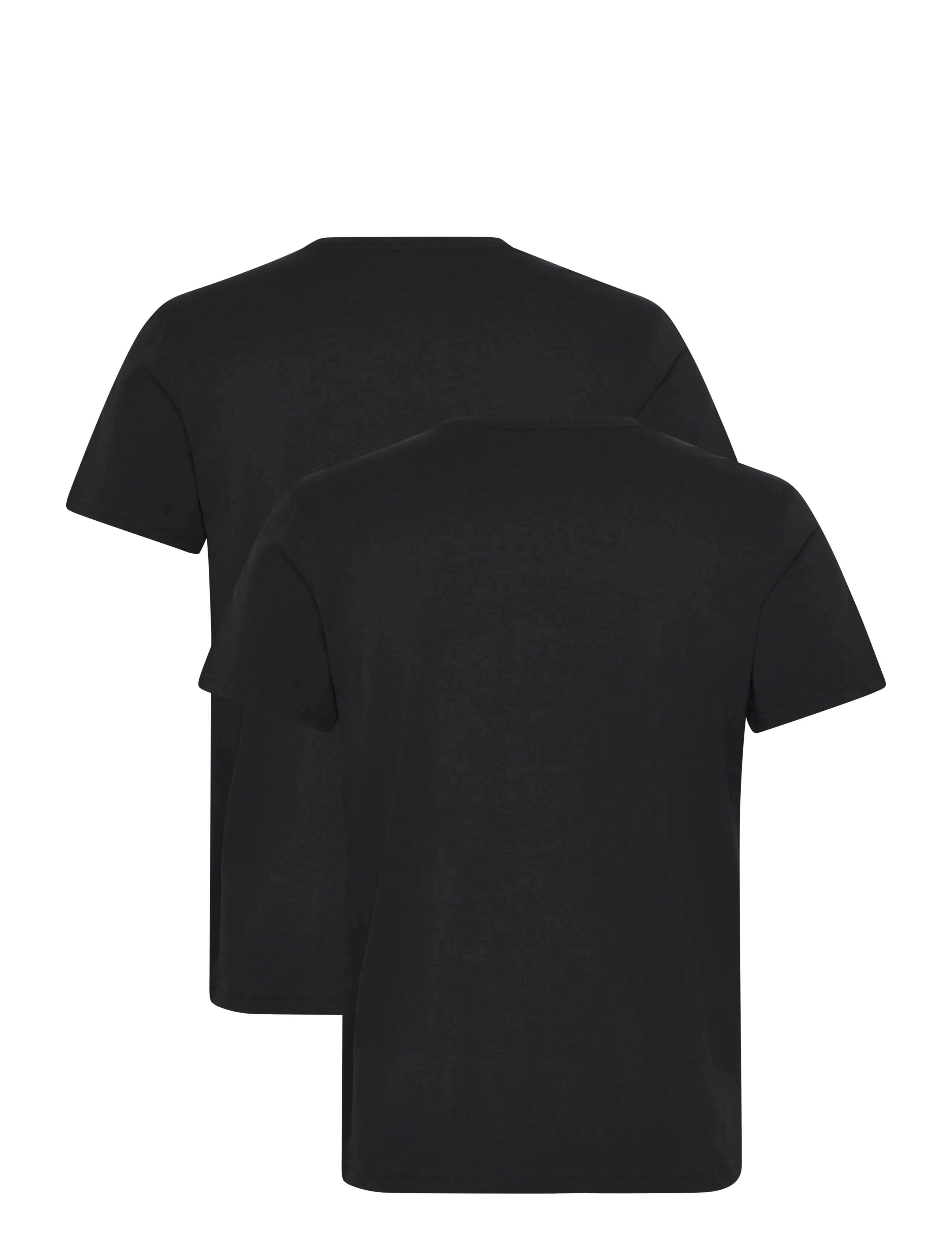 Enkel Studio - O-neck tee 2-pack ESOSCAR - kortærmede t-shirts - black - 4