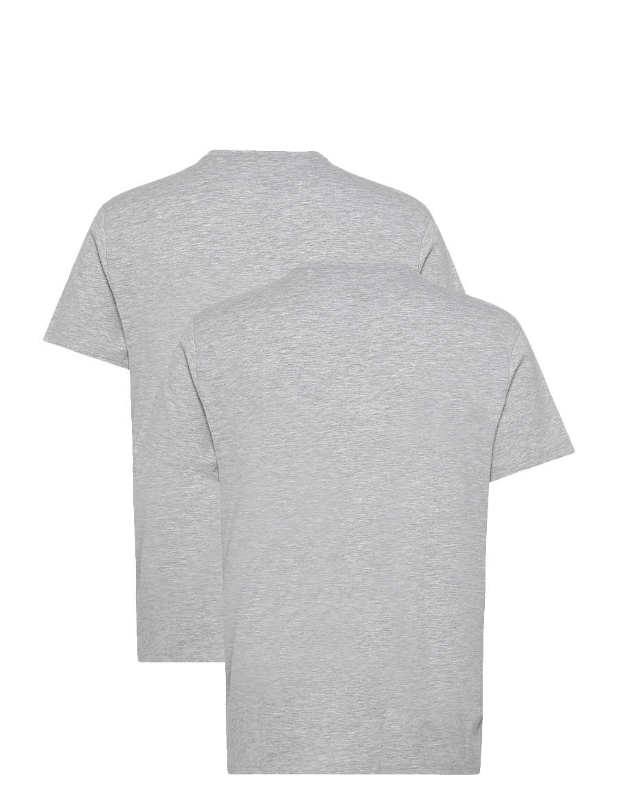 Enkel Studio - O-neck tee 2-pack ESOSCAR - multipack t-shirts - grey melange - 2