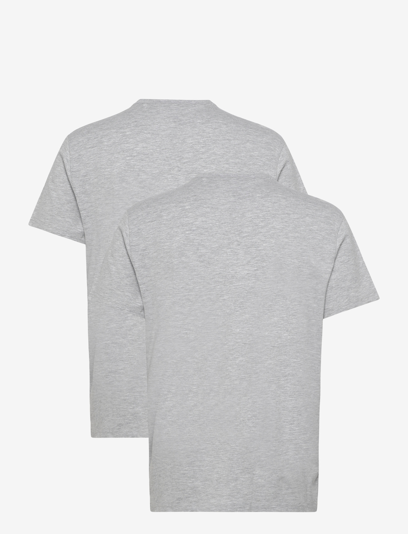 Enkel Studio - O-neck tee 2-pack ESOSCAR - kortærmede t-shirts - grey melange - 4