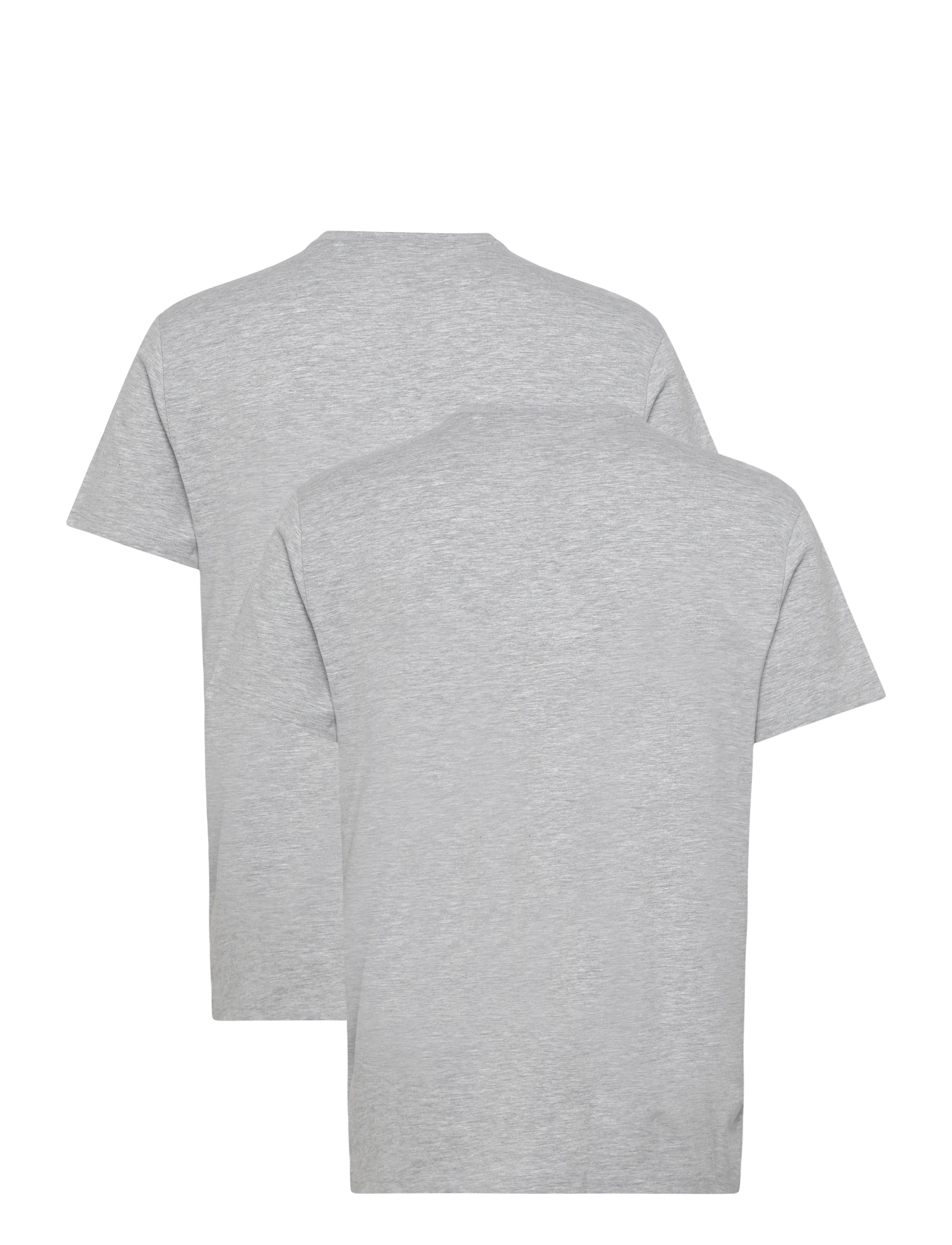 Enkel Studio - O-neck tee 2-pack ESOSCAR - kortærmede t-shirts - grey melange - 4